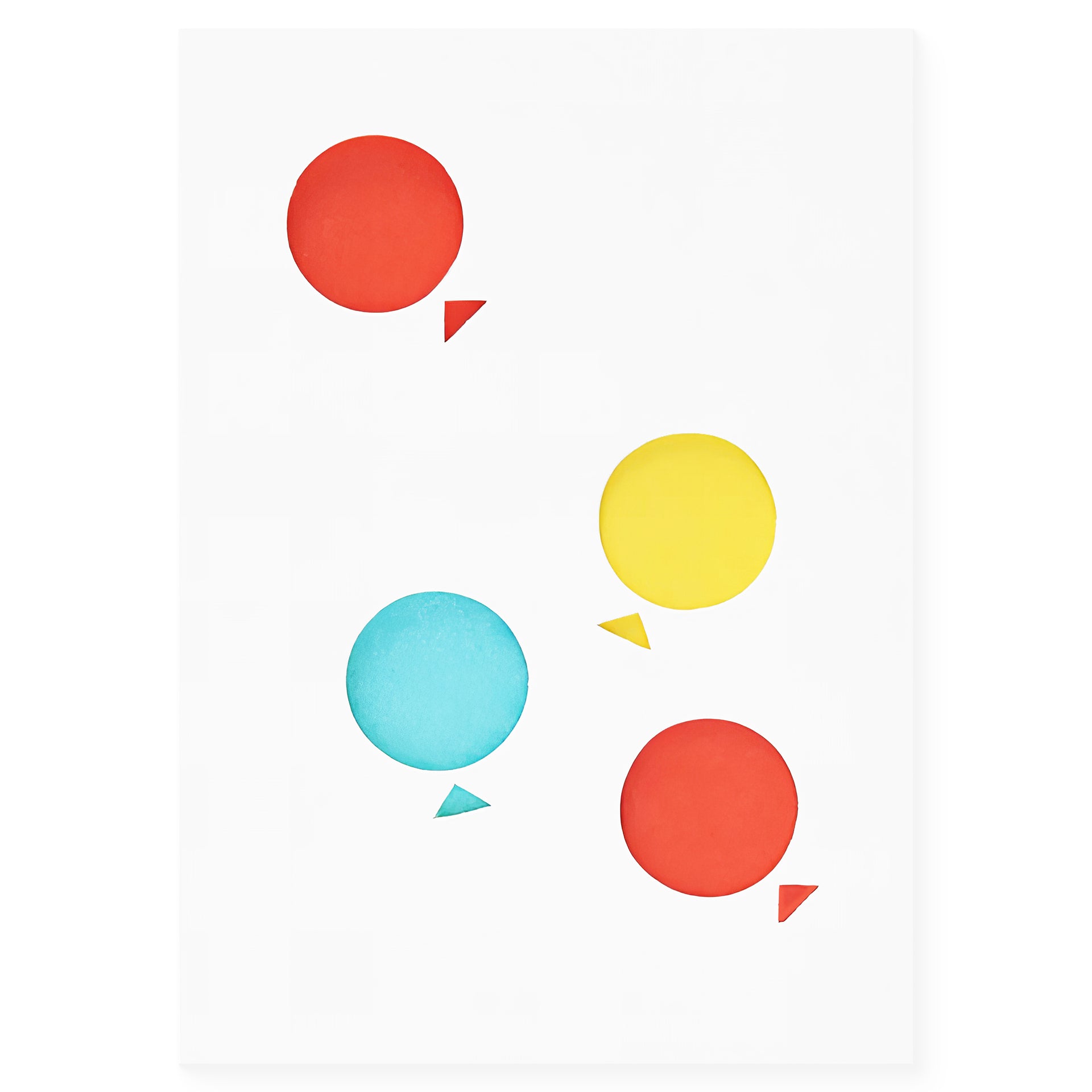 Nineteen Seventy Three Blow Balloons Die-Cut Birthday Card