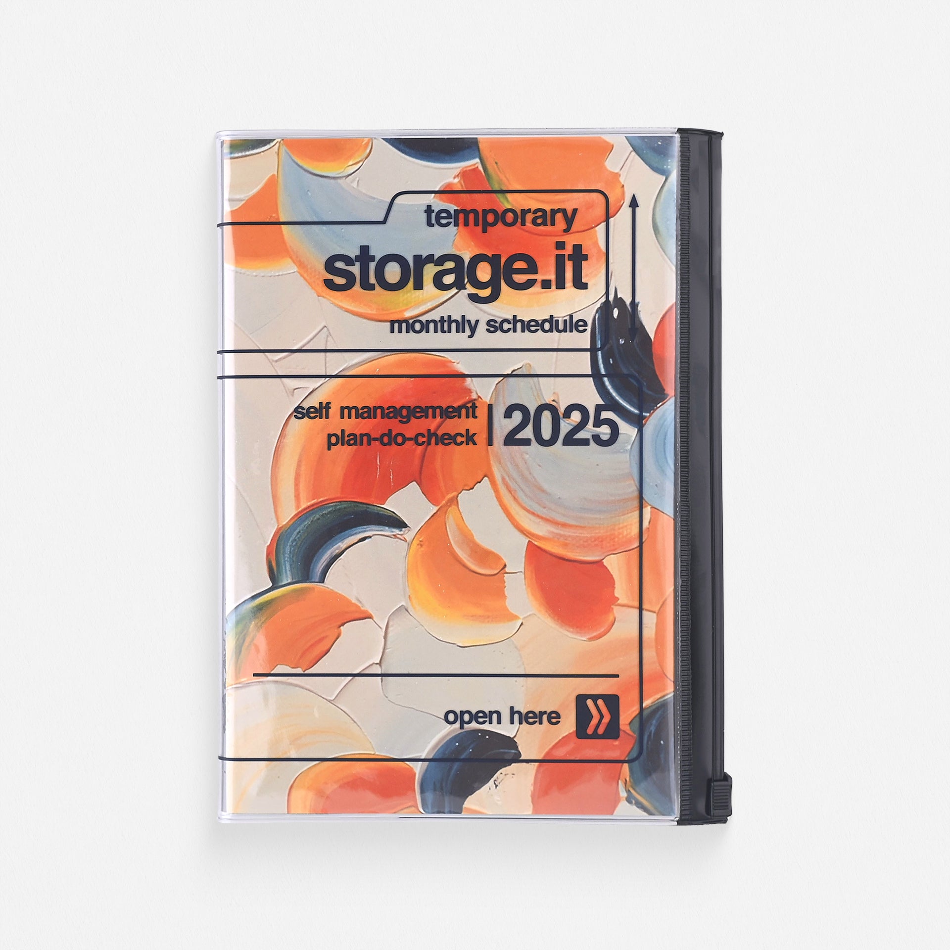 Mark's 2025 Yoshiki Okamura Storage It Monthly Planner Orange