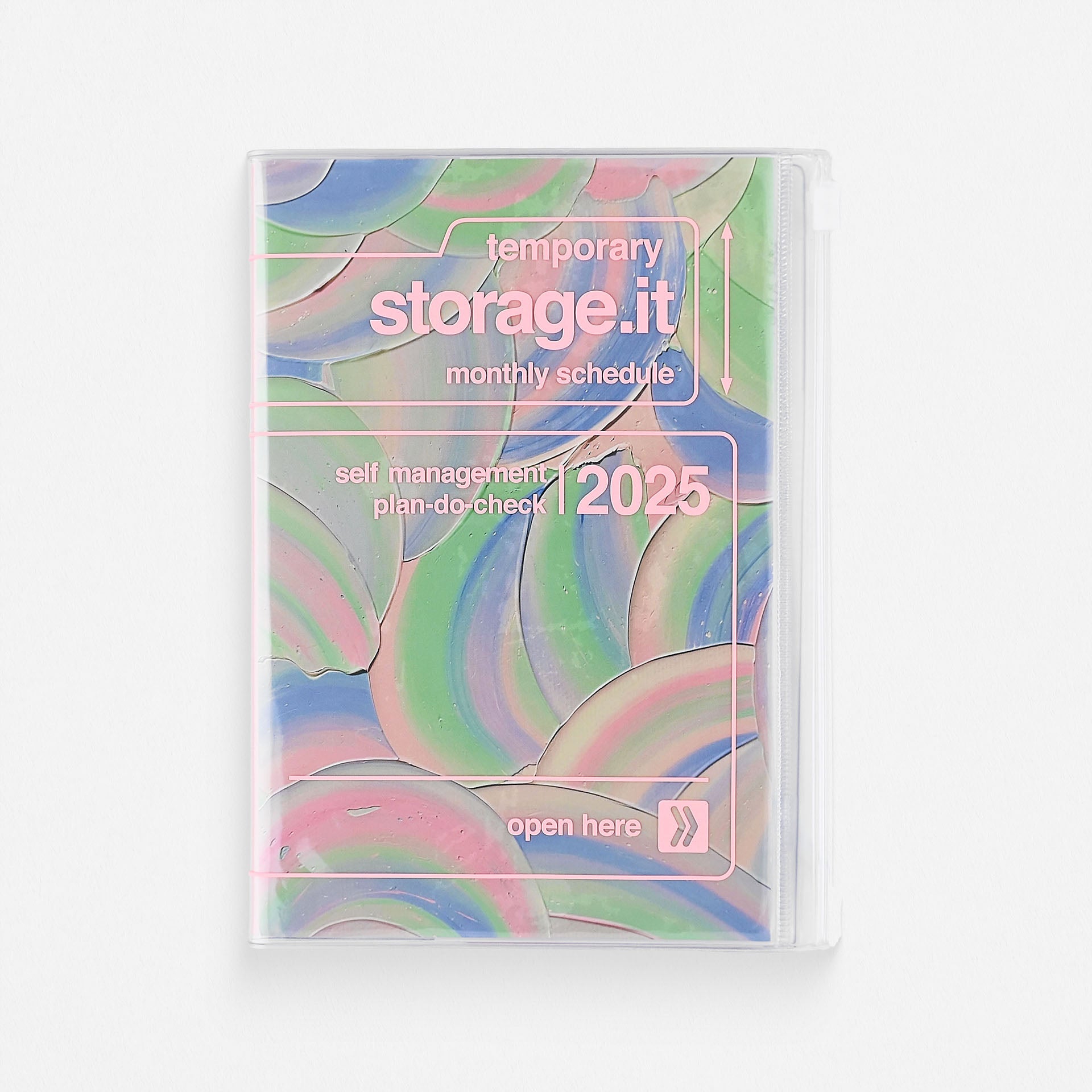 Mark's 2025 Yoshiki Okamura Storage It Monthly Planner Pink
