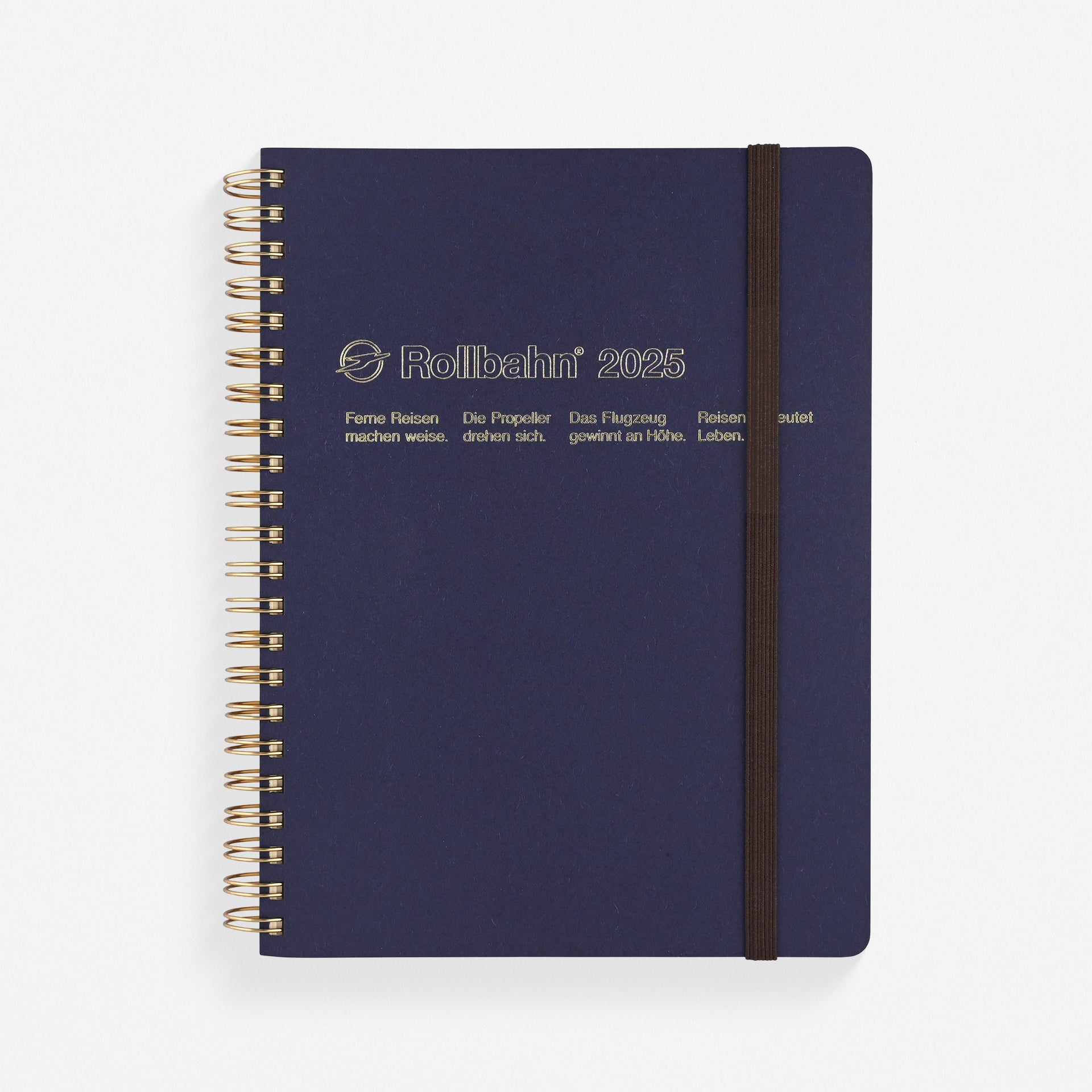 Delfonics Rollbahn 2025 Homme Monthly Planner Dark Blue | Large Or A5