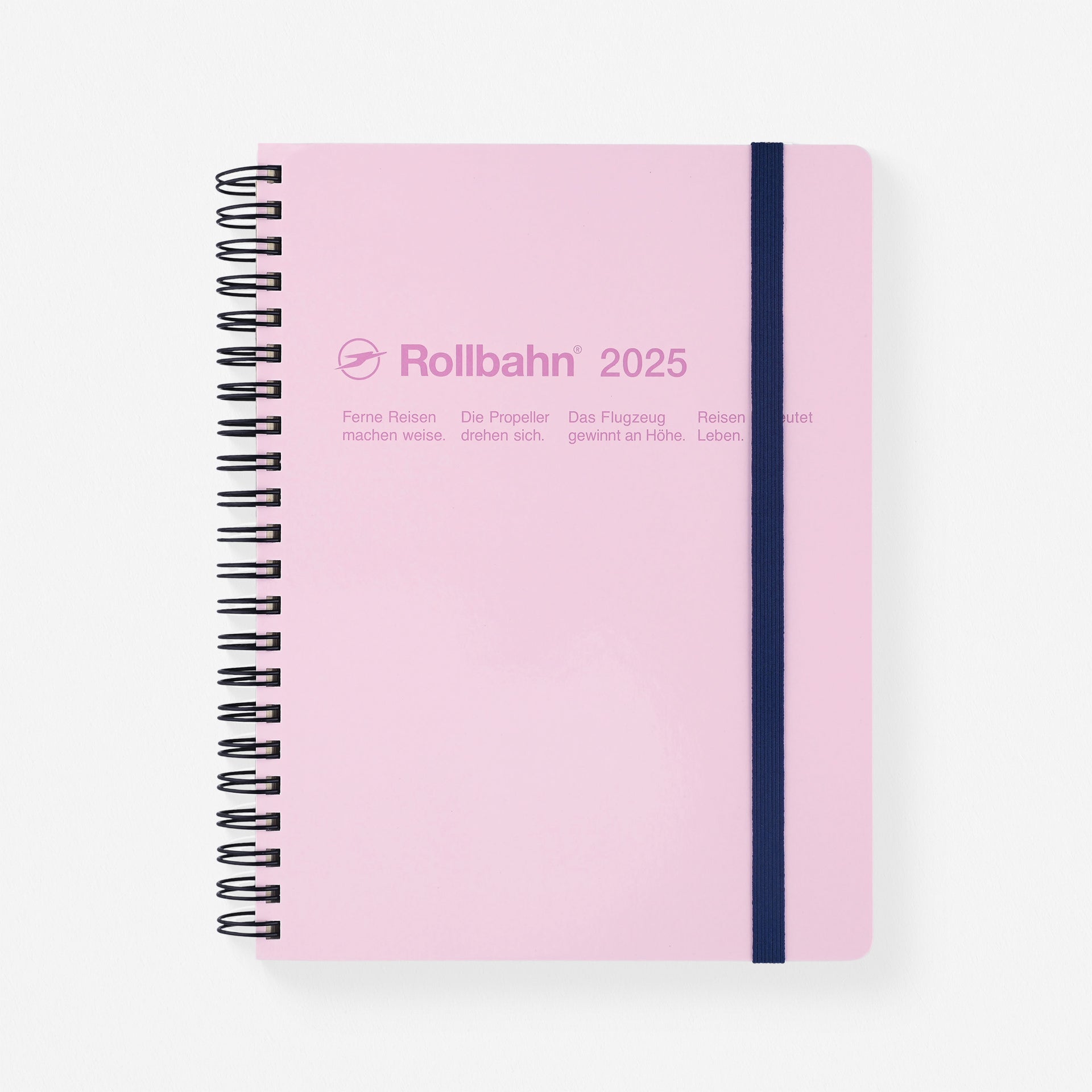 Delfonics Rollbahn 2025 Monthly Planner Pink | Large, A5 Or Extra Large
