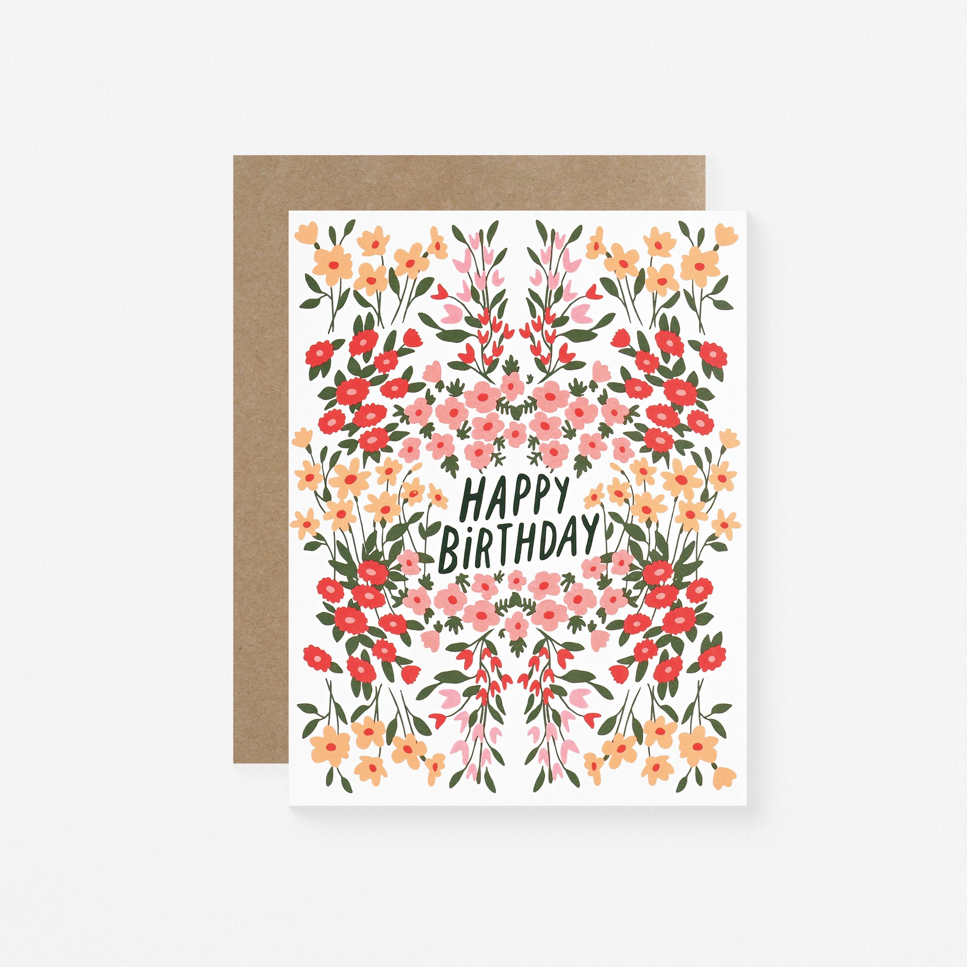 Happy Birthday Scarlet Garden Birthday Card