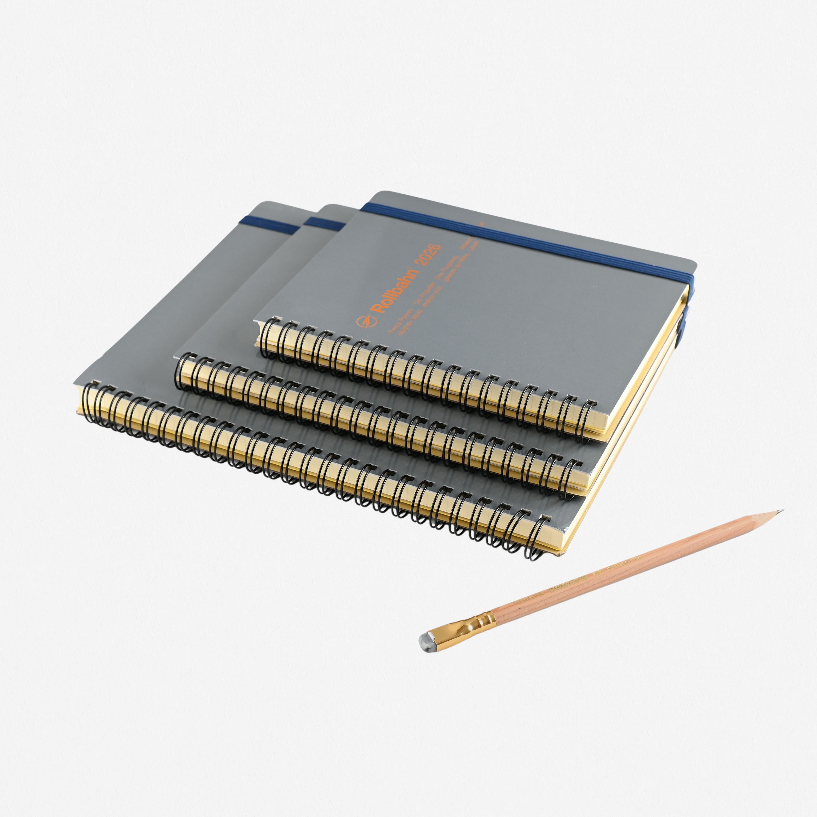 Rollbahn 2026 Drop Monthly Planner Brown | Large, A5 Or Extra Large