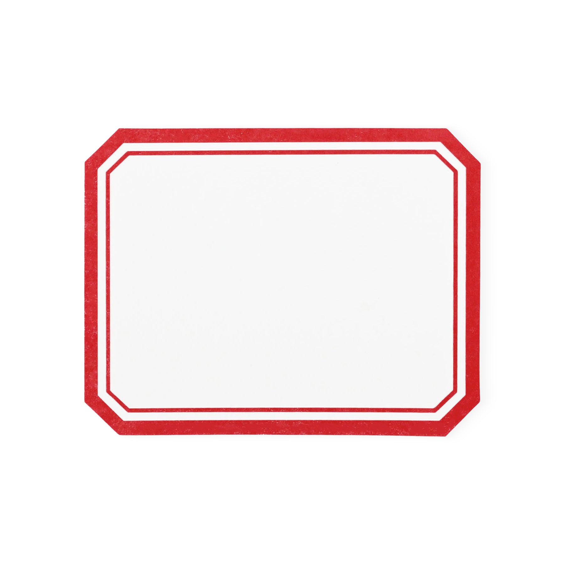 A. Favorite Red Label Flat Note Cards Boxed