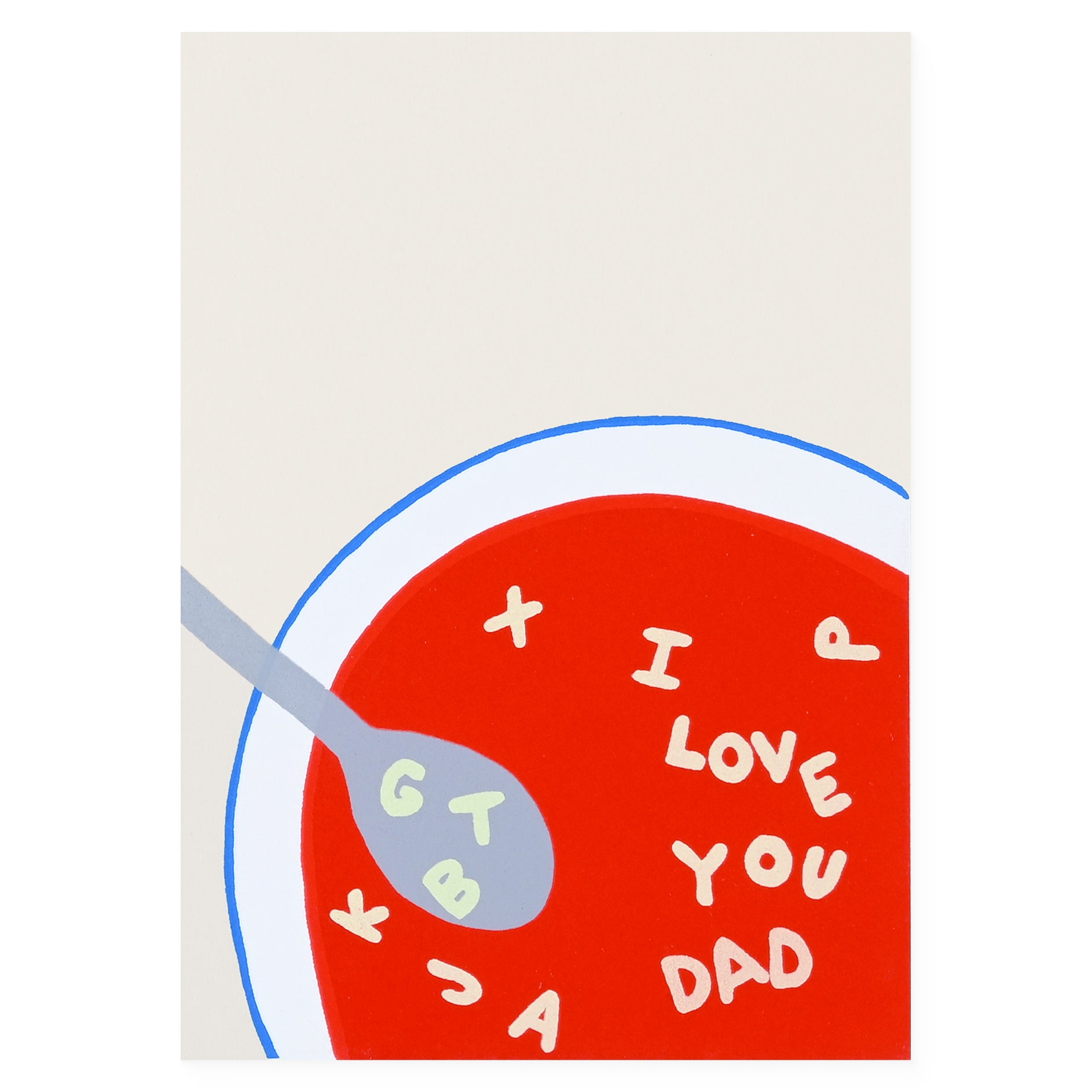 Alphabet Studios Dad Soup Father's Day Card