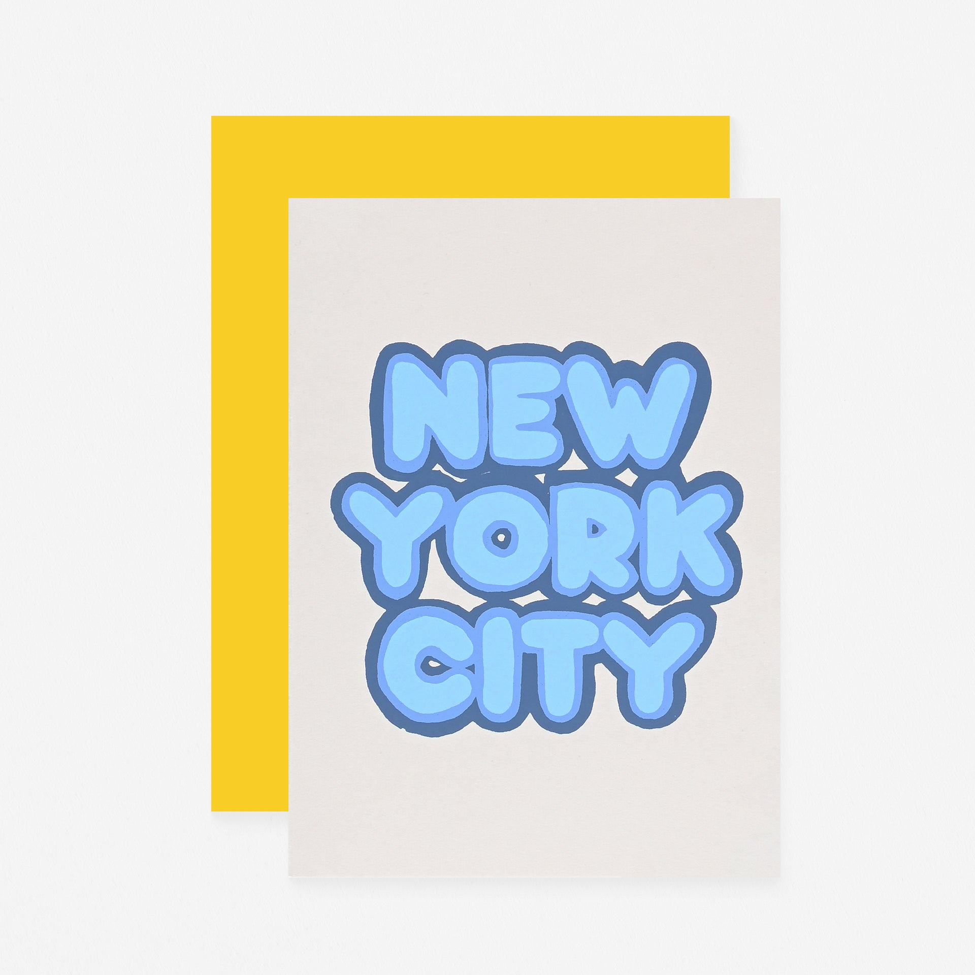 Alphabet Studios NY Shadow Greeting Card