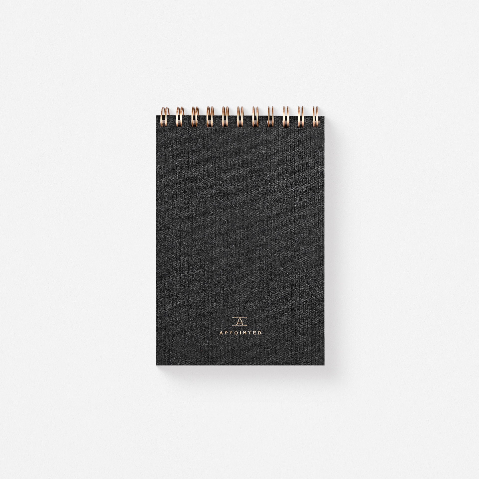 Appointed Pocket Notepad in Charcoal Gray