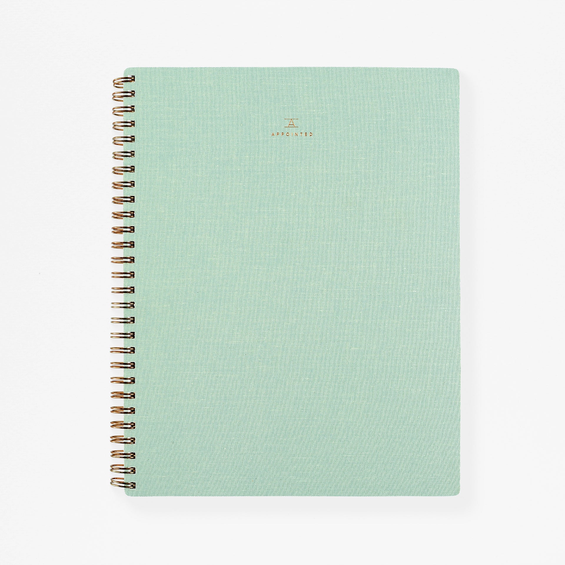 Appointed Mineral Green Notebook Lined