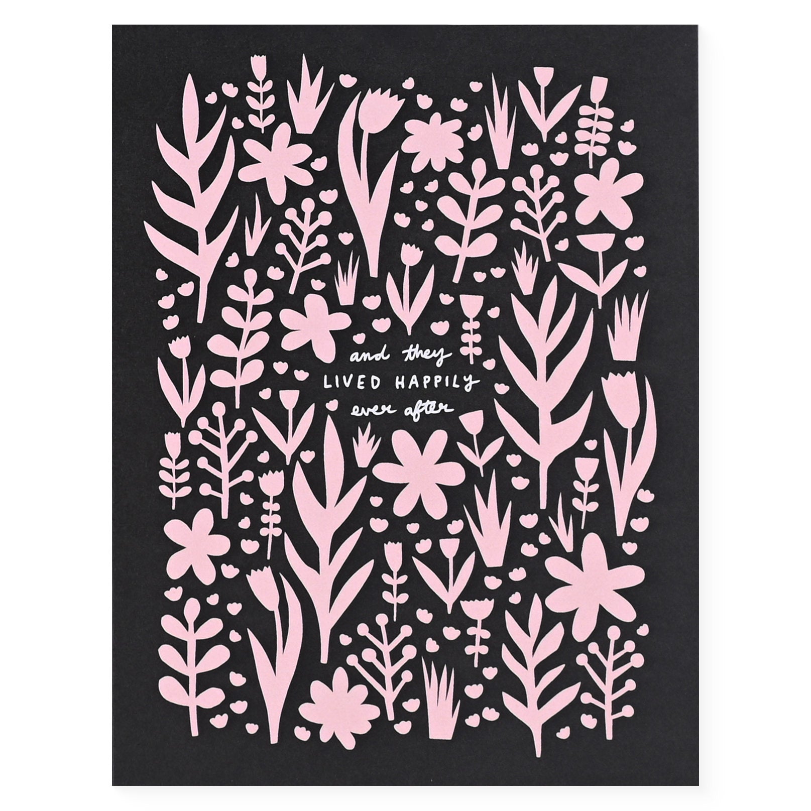 Badger & Burke Wedding Flower Greeting Card