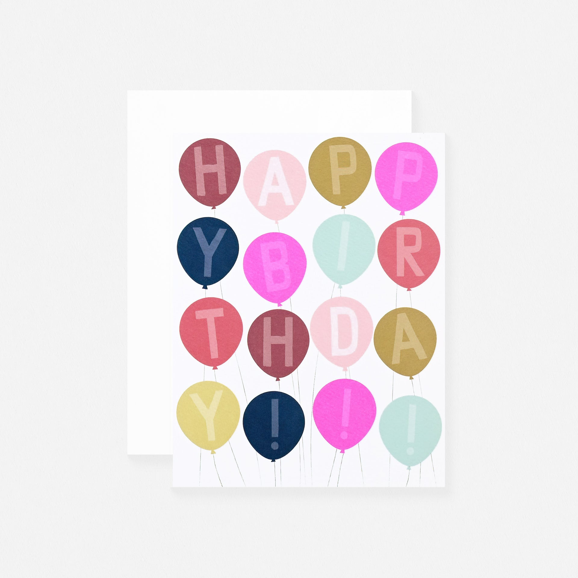 Banquet Workshop Birthday Balloons Greeting Card