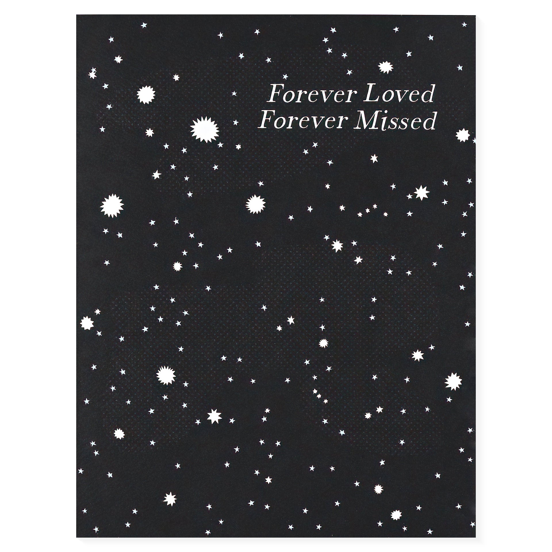 Banquet Workshop Forever Loved Forever Missed Sympathy Card