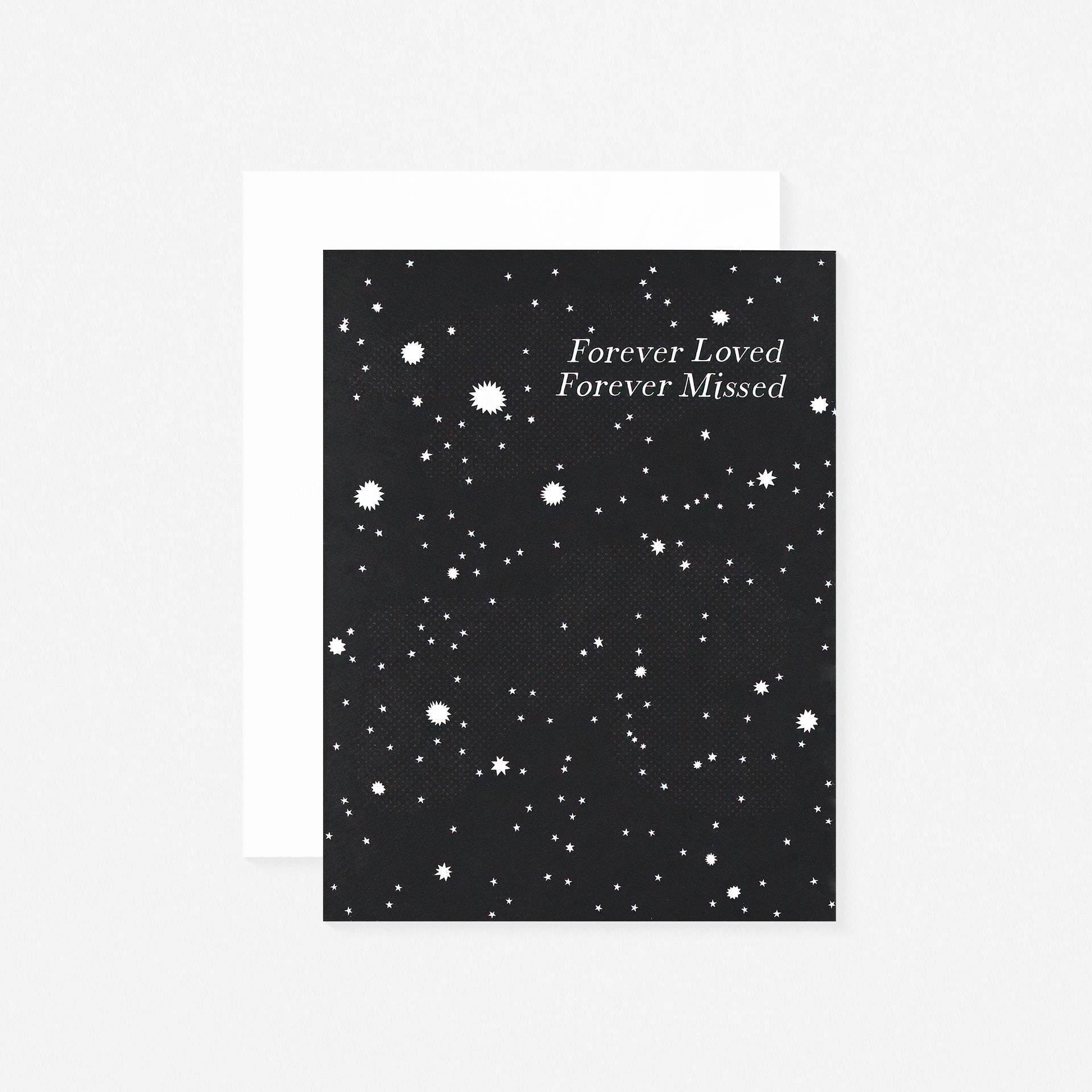 Banquet Workshop Forever Loved Forever Missed Sympathy Card