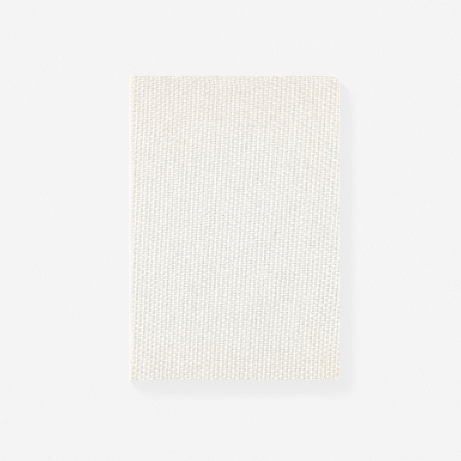 Bindewerk Linen Flex-Cover Notebook A5 Lined | 9 Colors Cream