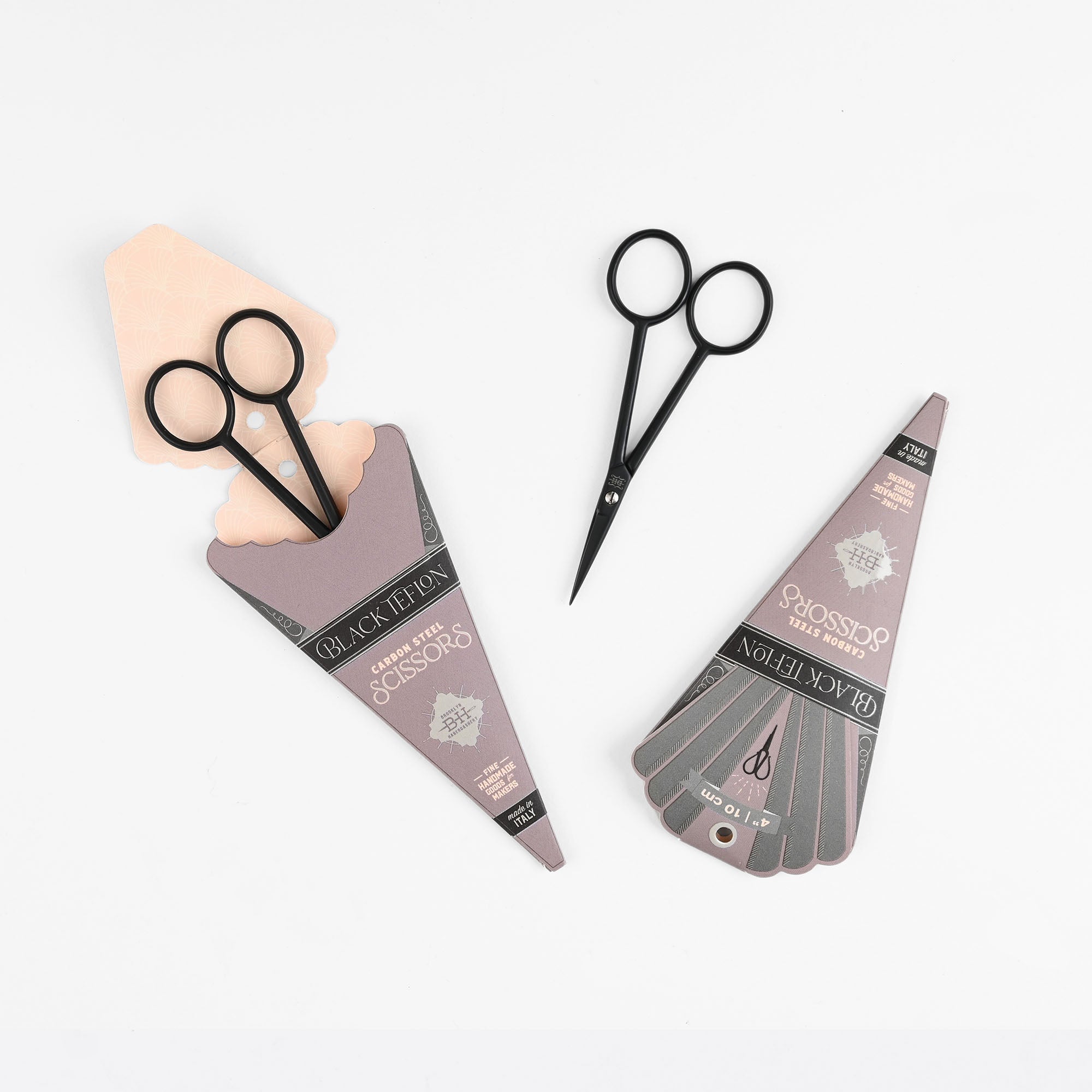Brooklyn Haberdashery Black Teflon Scissors 