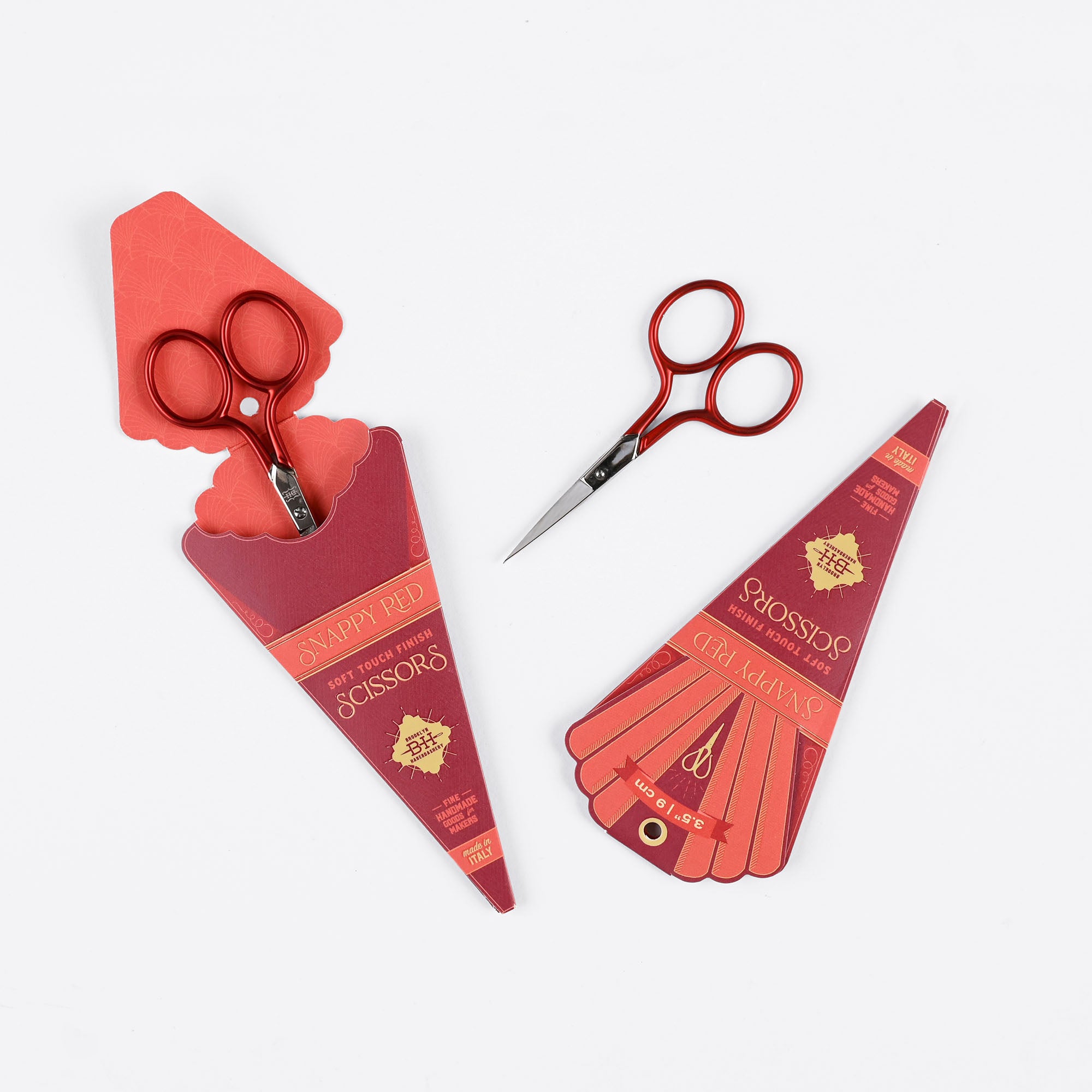Brooklyn Haberdashery Snappy Red Scissors