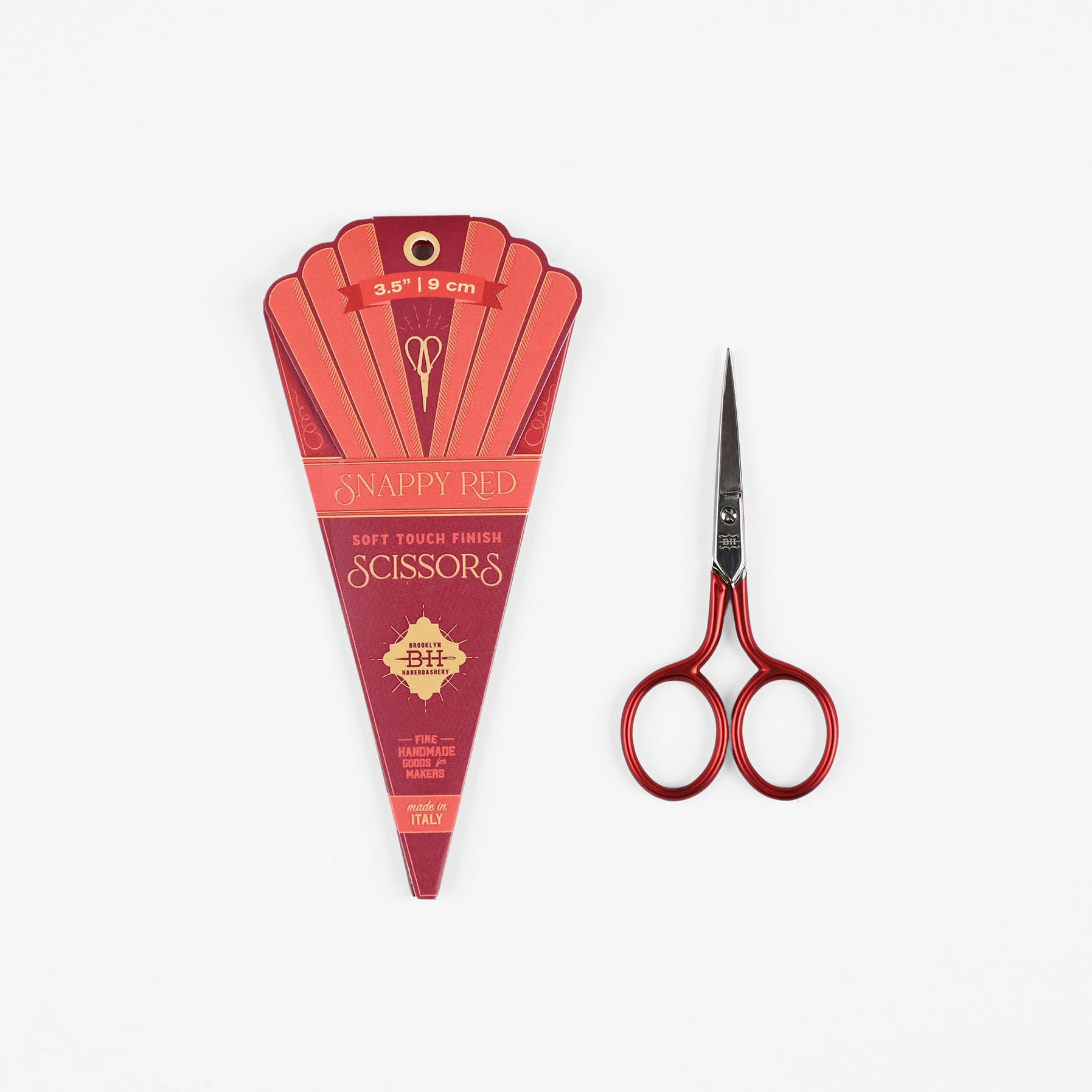 Brooklyn Haberdashery Snappy Red Scissors