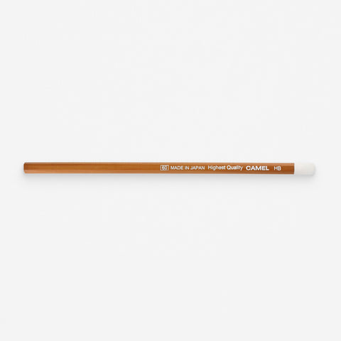 CA-P4 Pencil HB Natural Wood With White Eraser