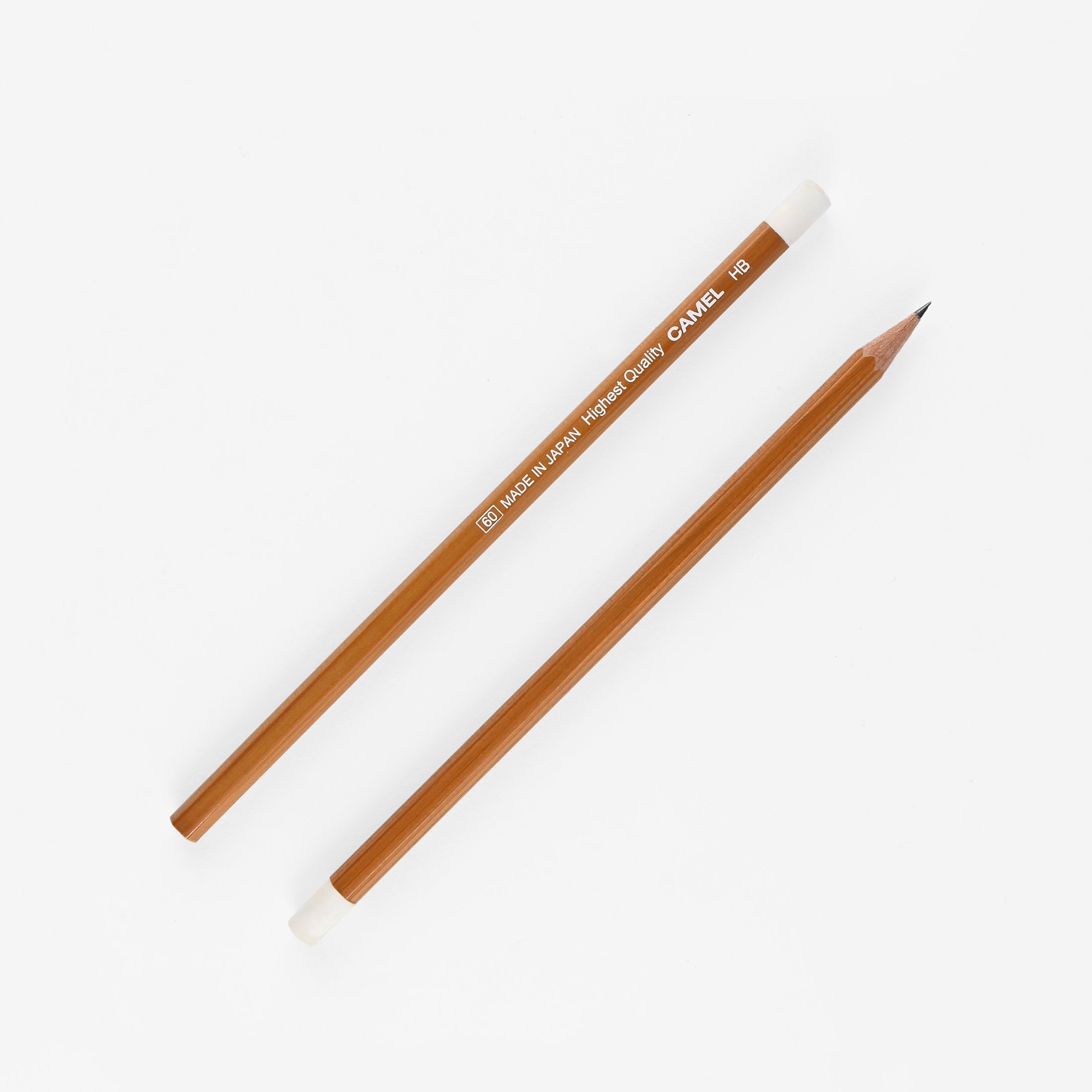 Camel Pencil Co. CA-P4 Natural Wood Pencil HB White Eraser