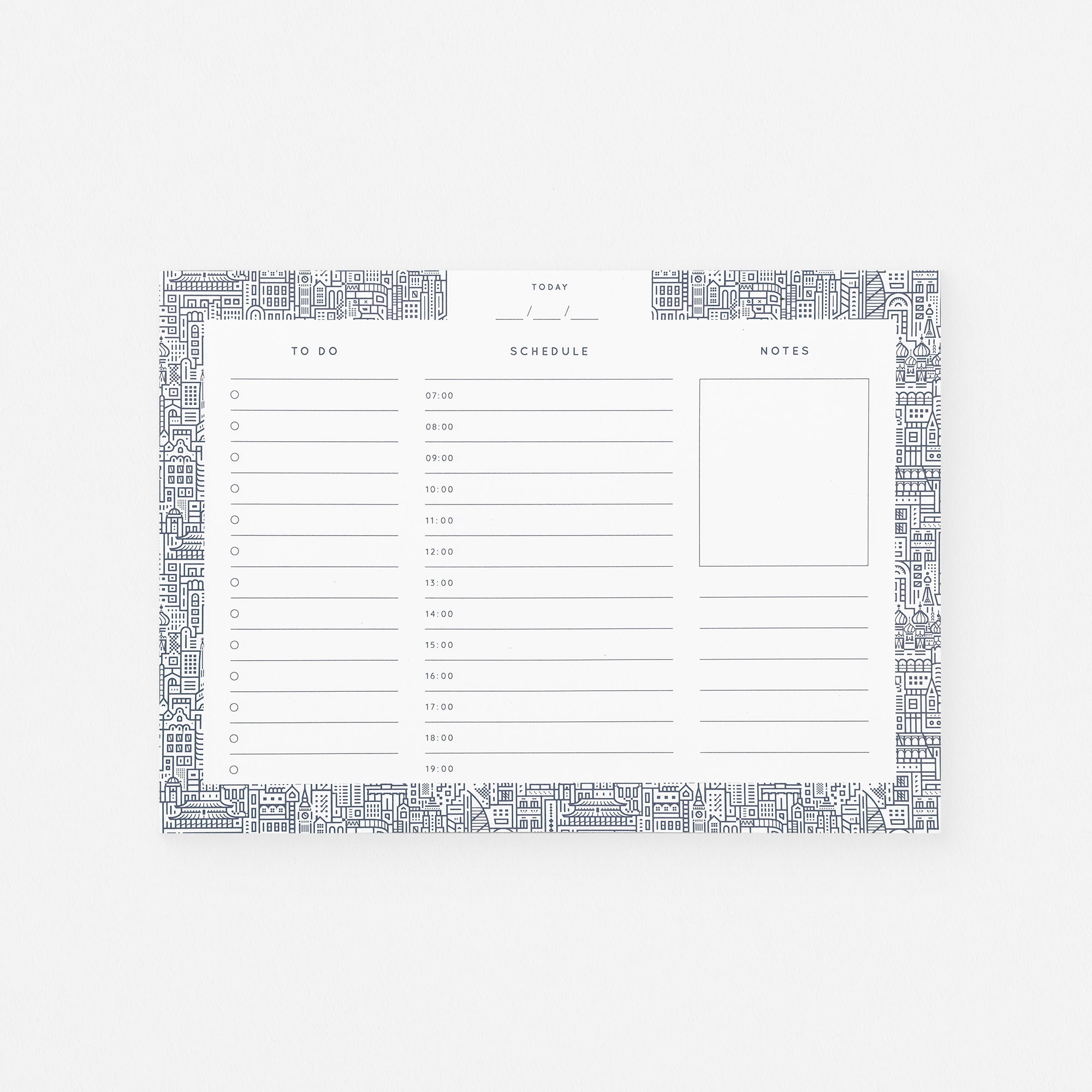 The City Works Hello World Daily Desk Planner Notepad