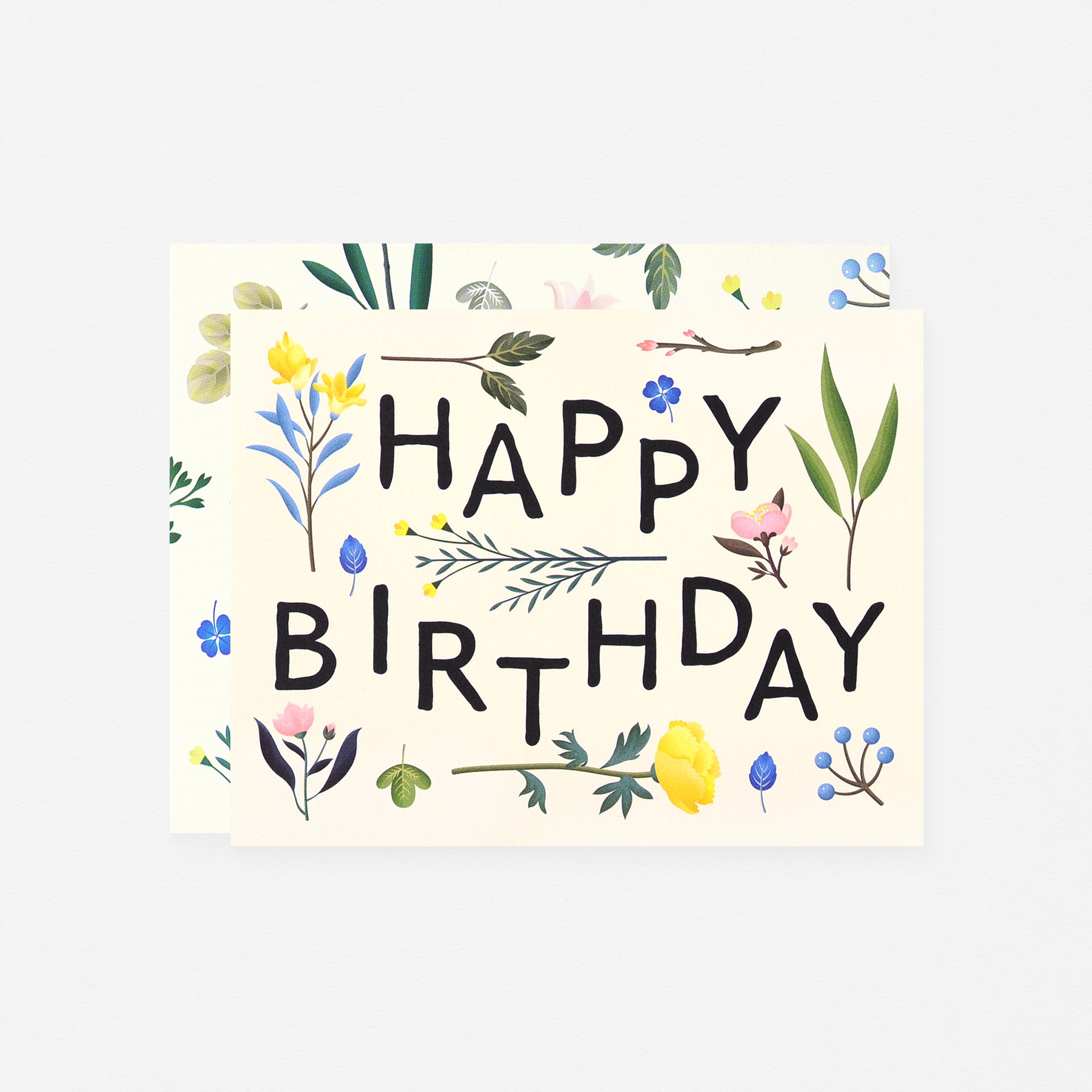 Clap Clap Plant Variety Ivory Birthday Card