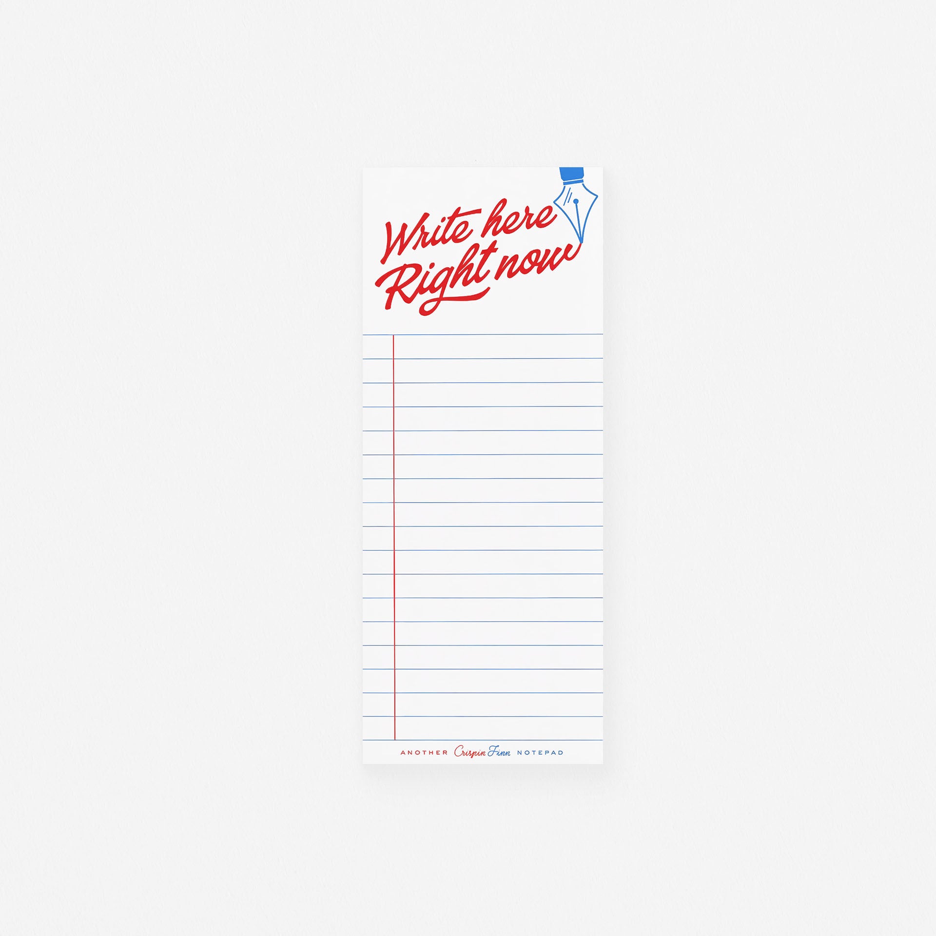 Crispin Finn Write Here Right Now Notepad