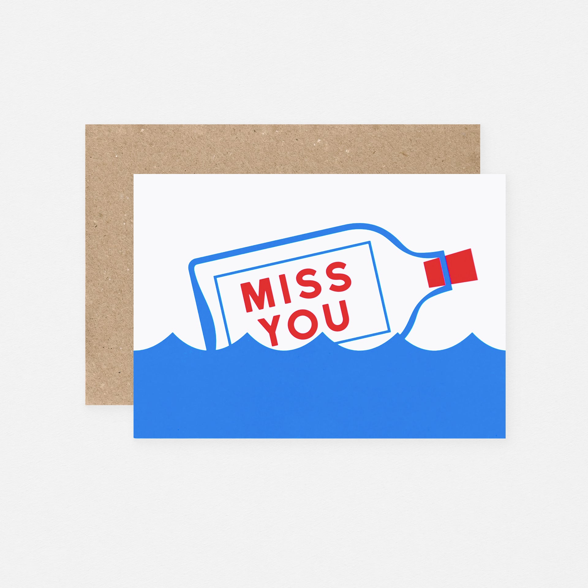 Crispin Finn Miss You Greeting Card