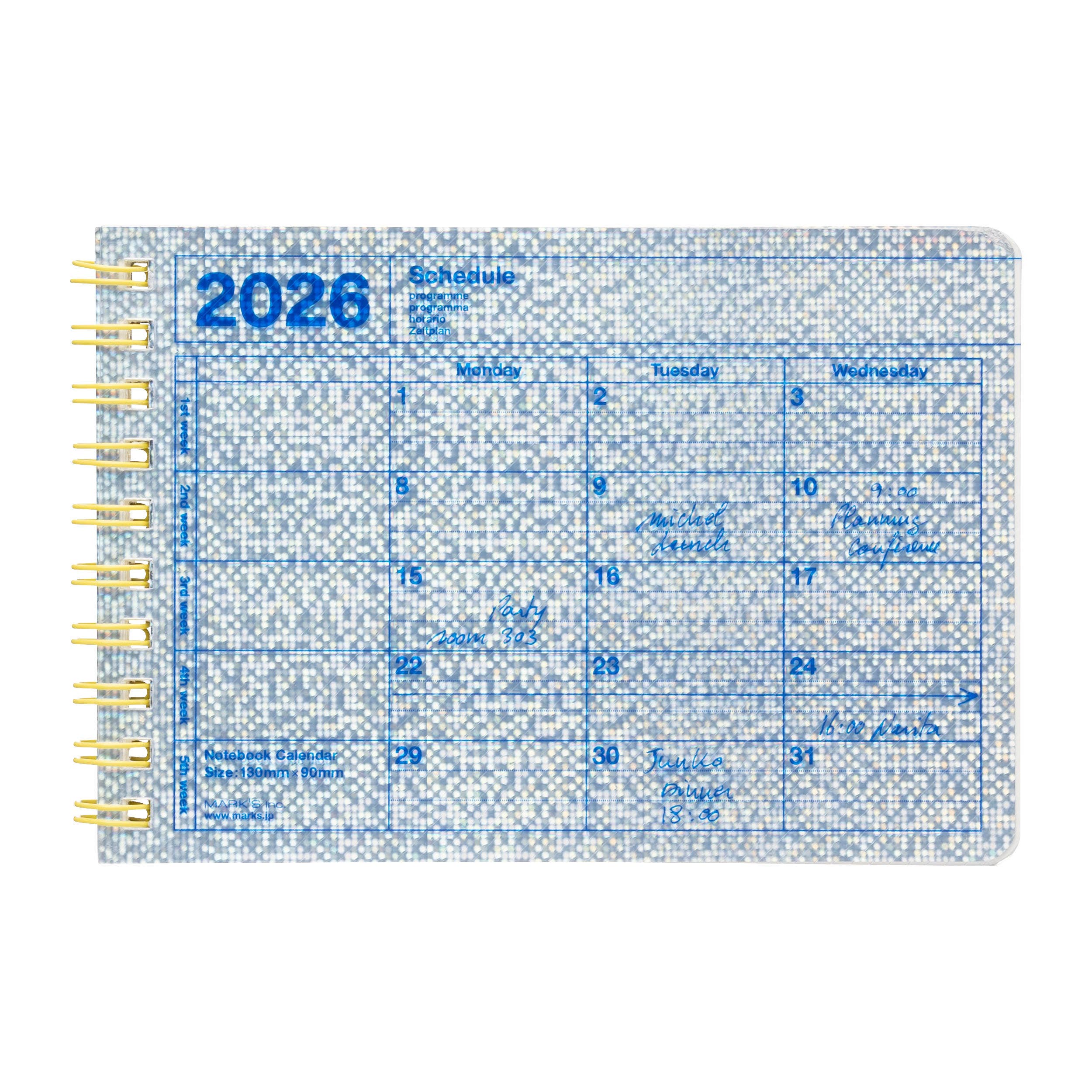 MARK'S Inc. 2026 Mini Monthly Planner City Light