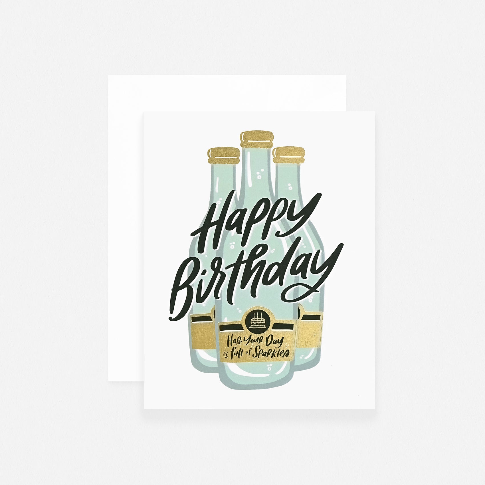 Dahlia Press Sparkles Birthday Card 