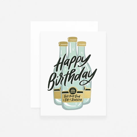 Dahlia Press Sparkles Birthday Card 