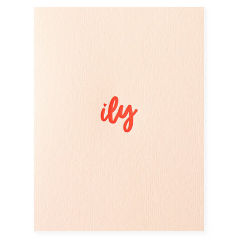 Dahlia Press ILY Greeting Card 