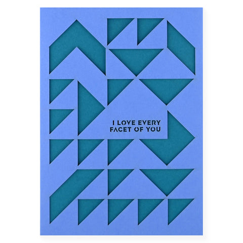 Dear Beni Every Facet Pocket Greeting Card 