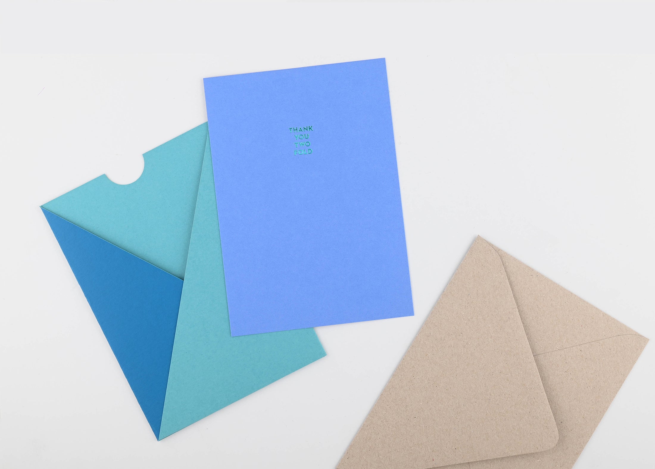 Dear Beni Thank You Twofold Pocket Greeting Card
