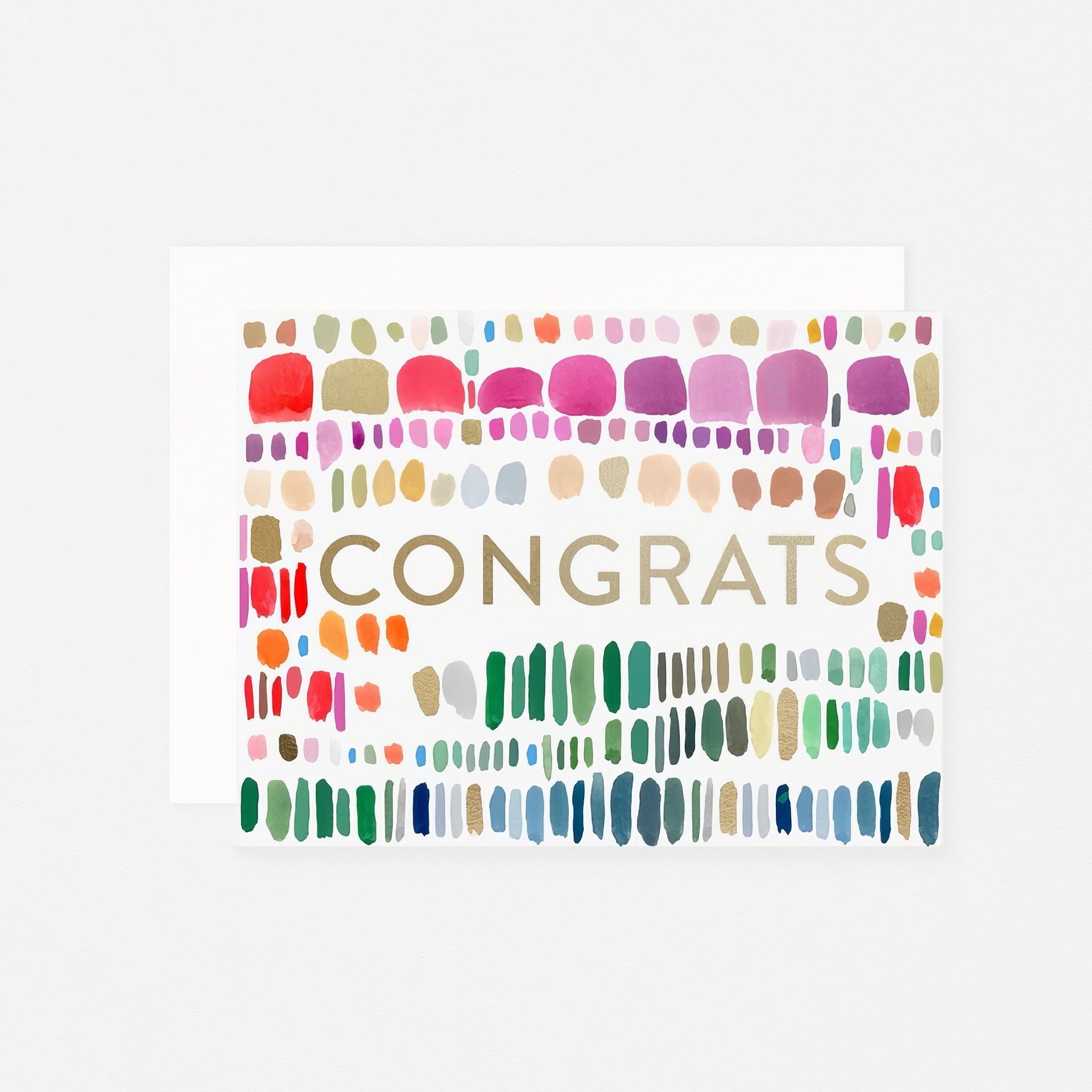Dear Hancock Congrats Paint Marks Greeting Card