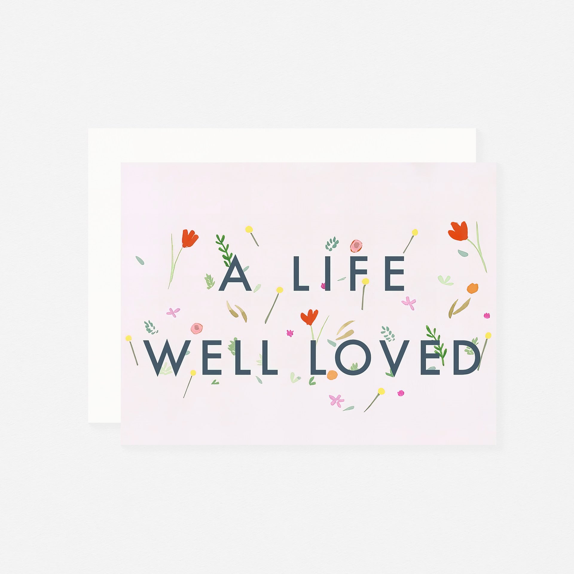 Dear Hancock A Life Well Loved Sympathy Card