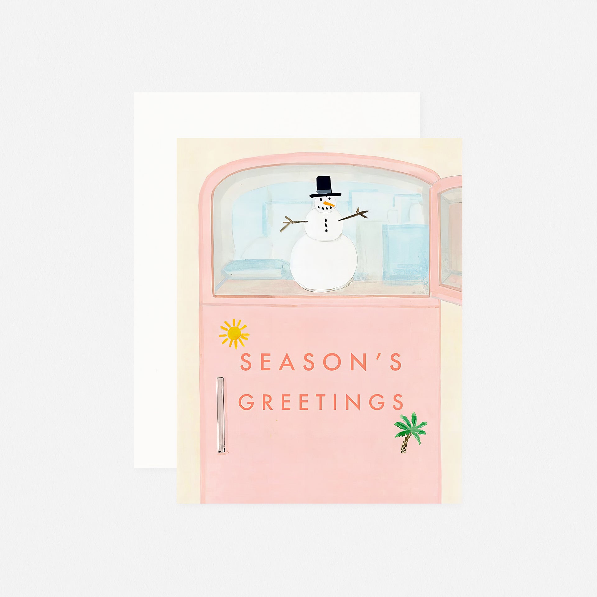 Dear Hancock Refrigerator Snowman Holiday Cards Set