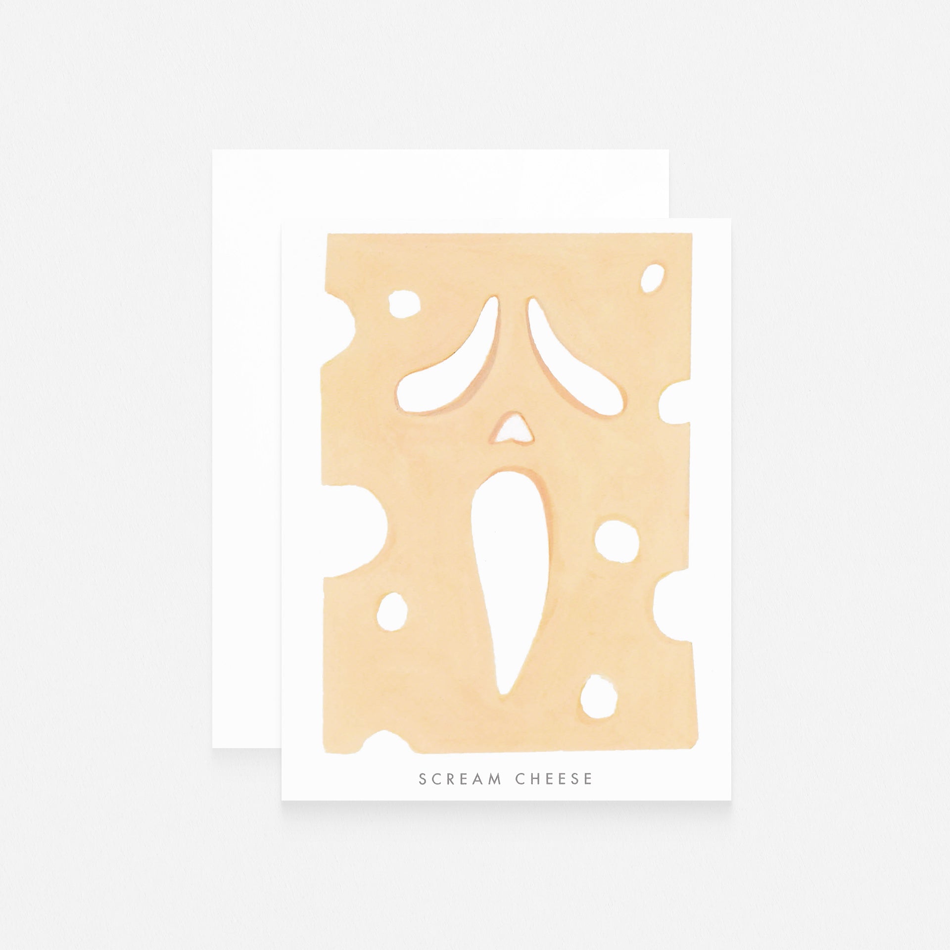 Dear Hancock Scream Cheese Halloween Card