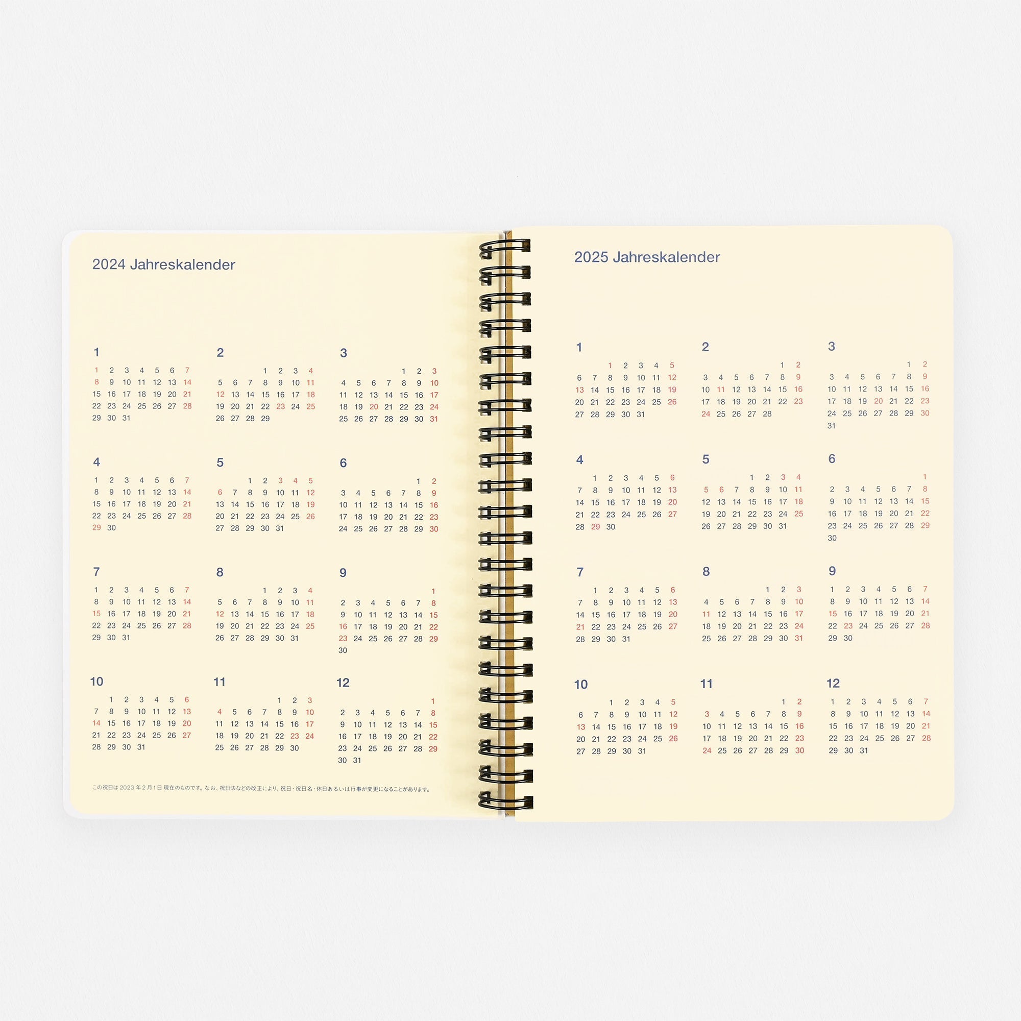 Delfonics Rollbahn 2024 Monthly Planner Light Blue | Large, A5 Or Extra Large