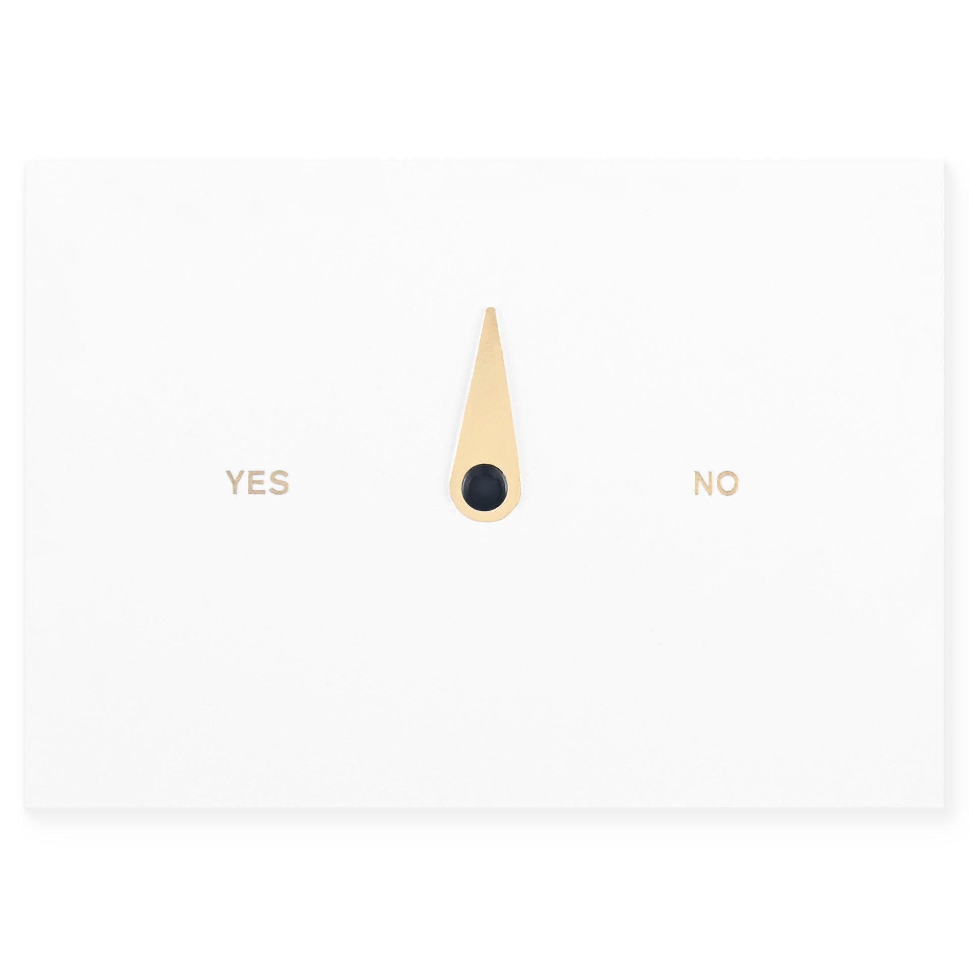 Dotsy Yes | No Greeting Card | Red Or White White