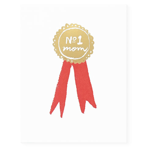 No. 1 Mom Mother's Day Card
