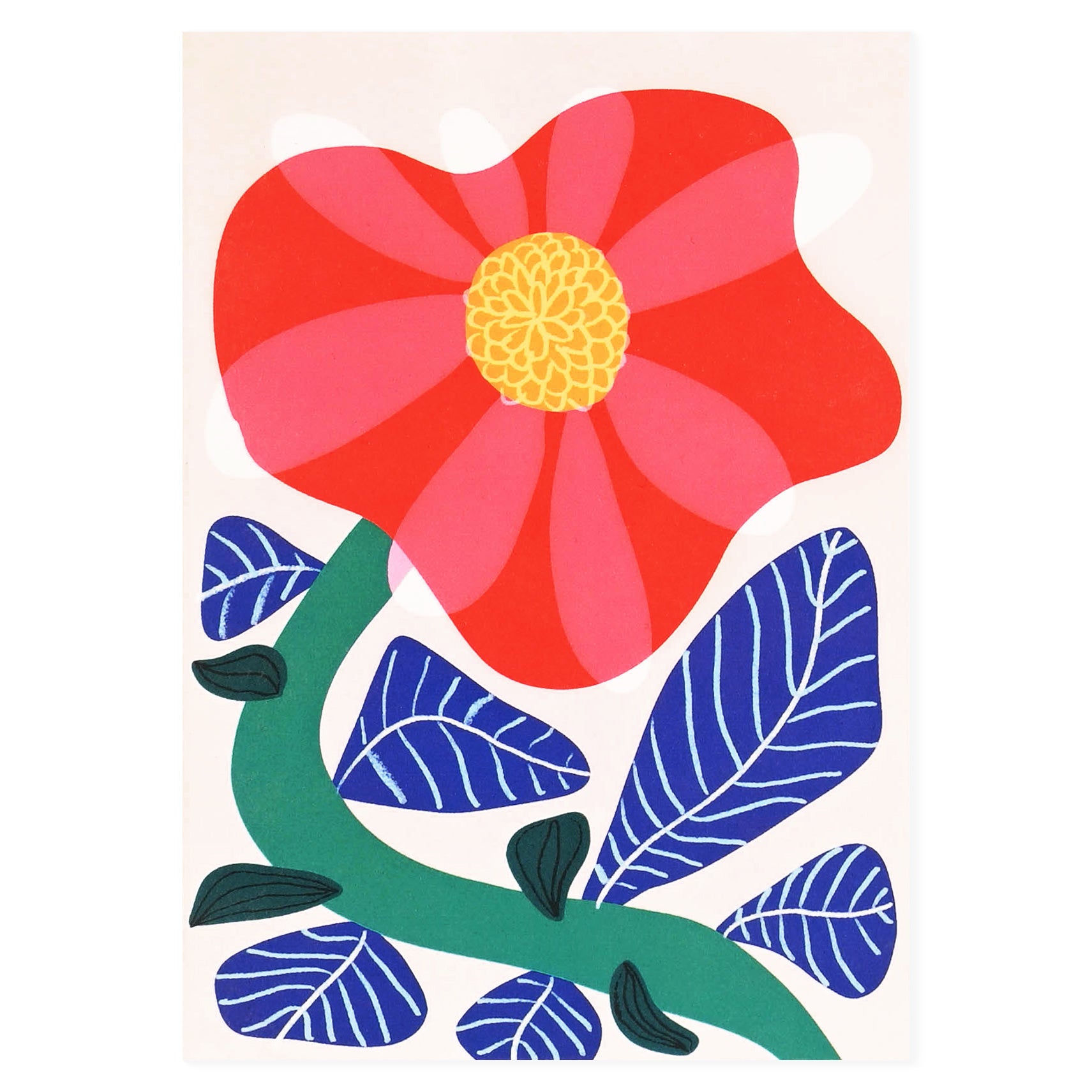 Evermade Camelia Greeting Card