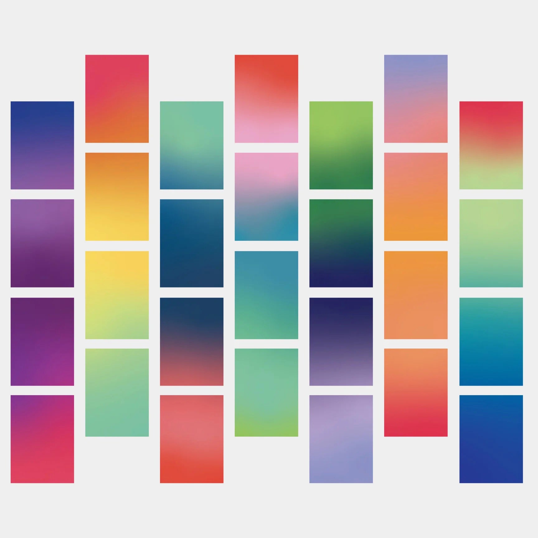 Evermade Gradient Postcard Set