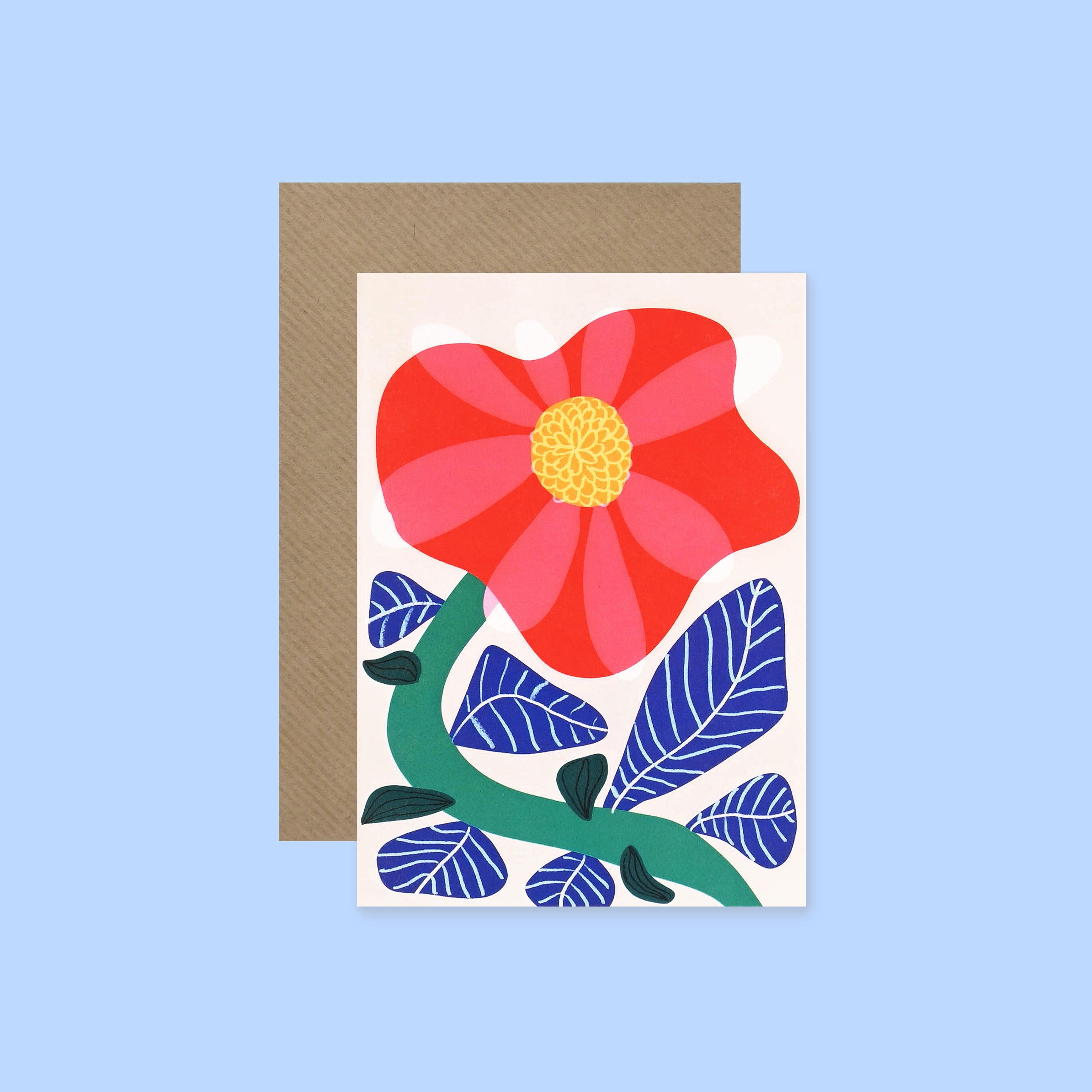 Evermade Camelia Greeting Card