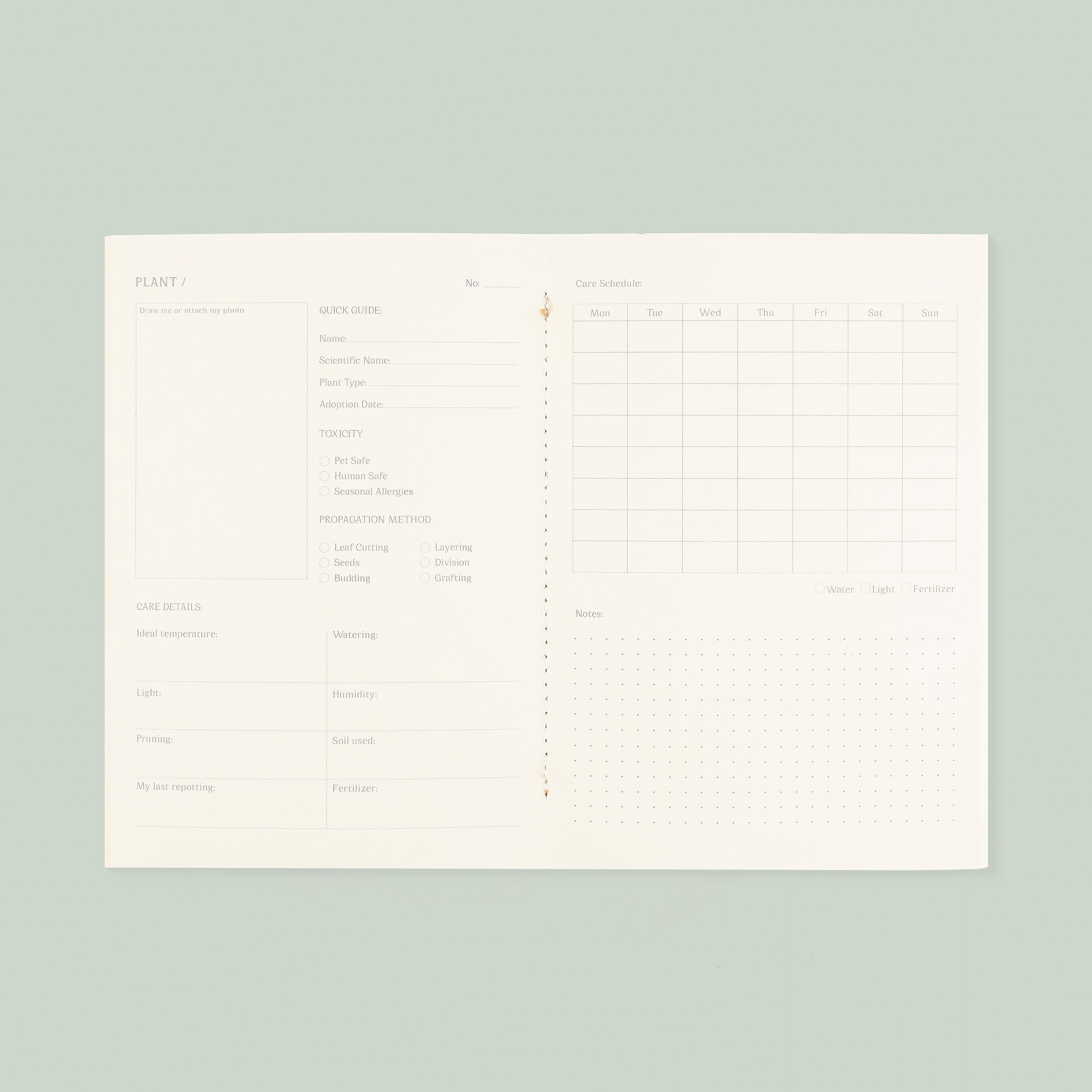 Fin Studio Plants Journal