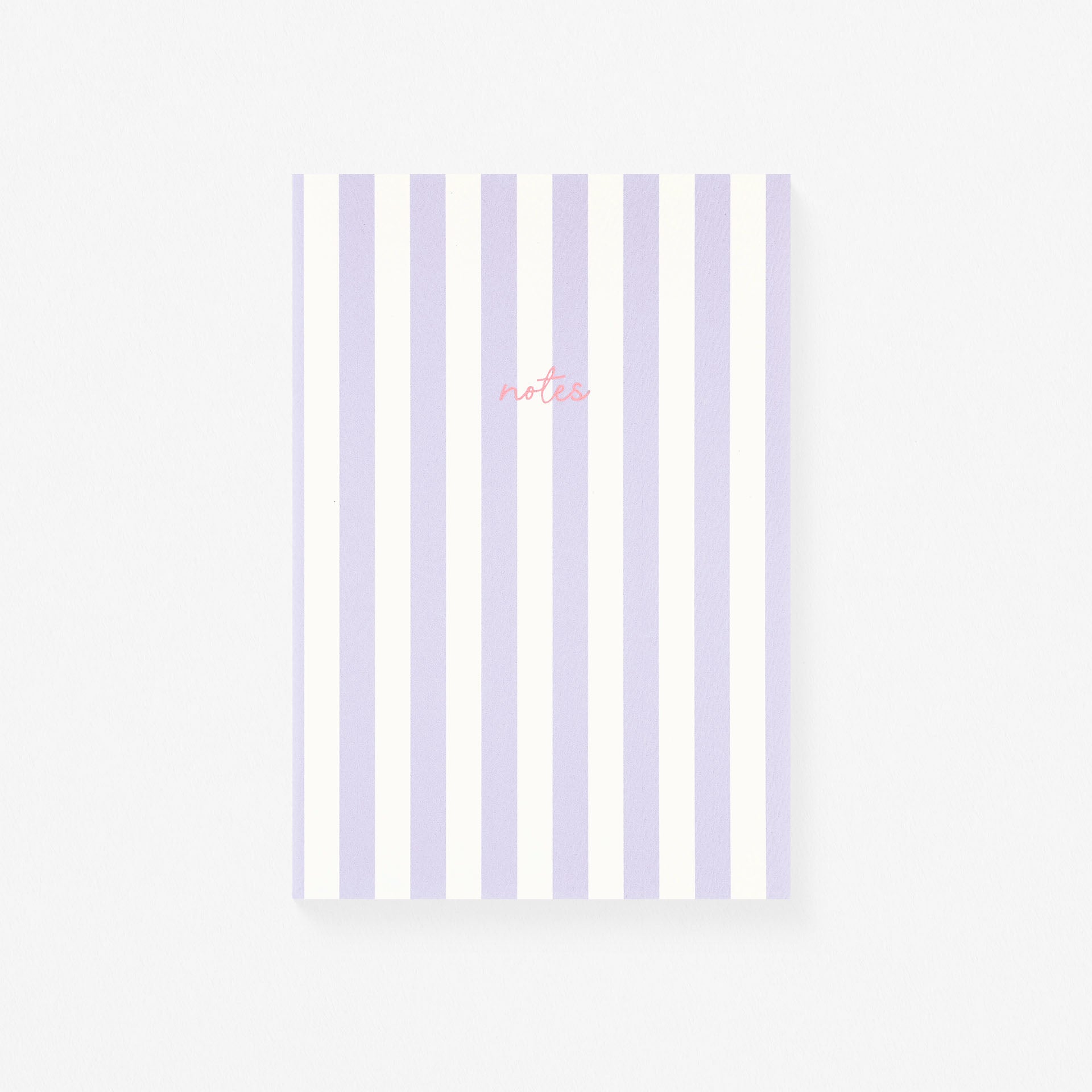Fin Studio Fin Studio Striped Notebook | 9 Colors Lavender