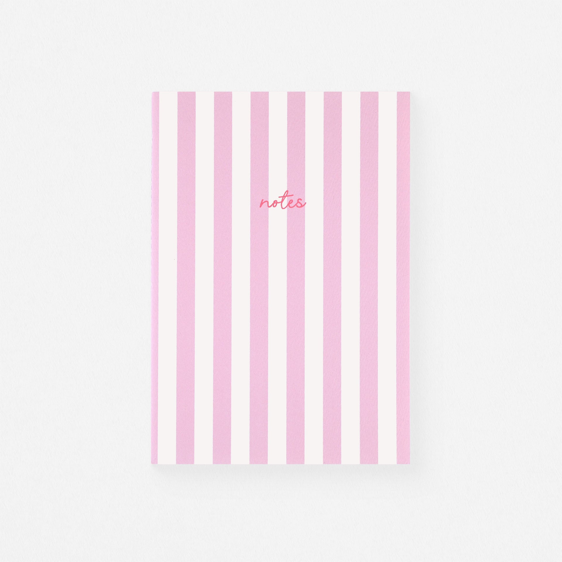 Fin Studio Fin Studio Striped Notebook | 9 Colors Pink