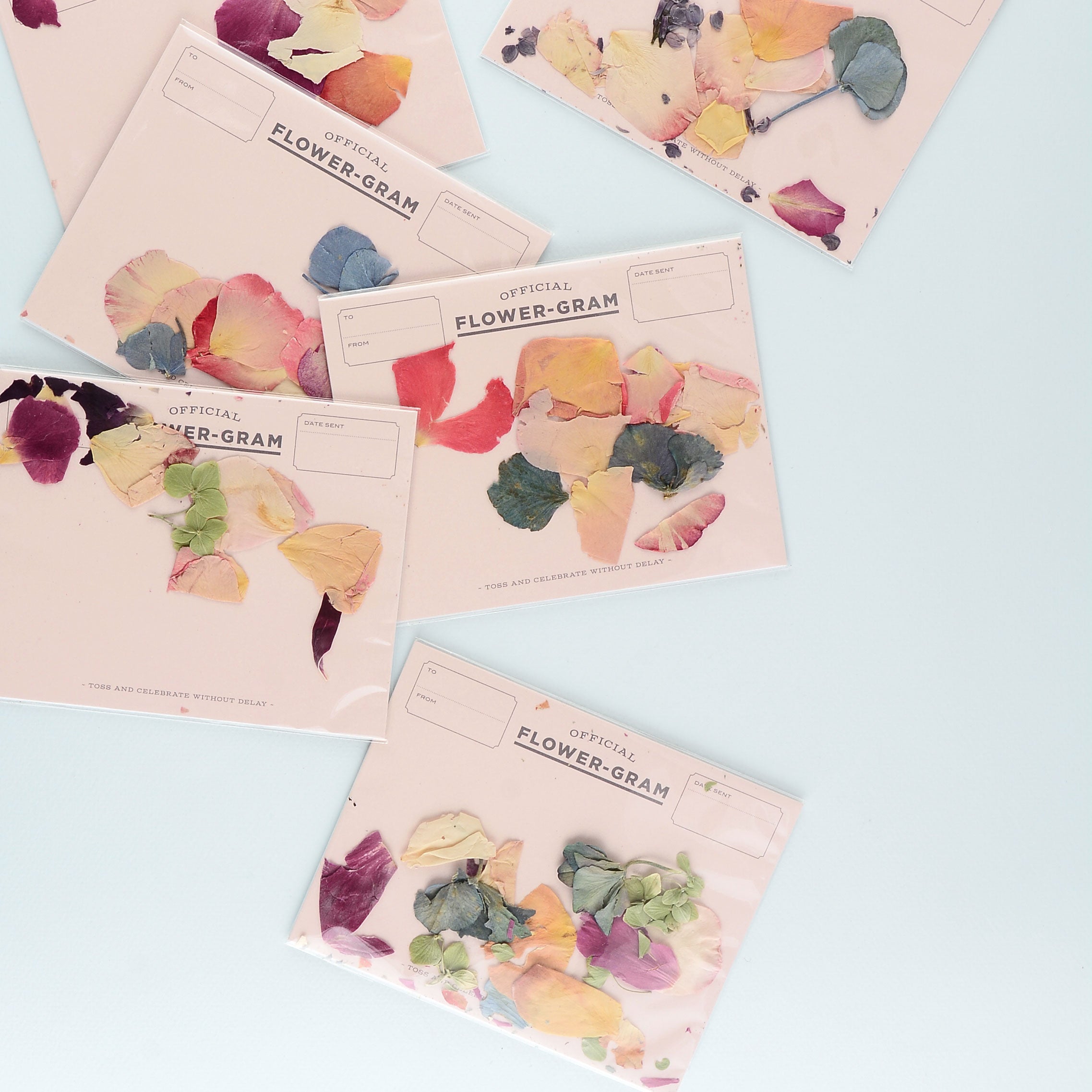 Inklings Paperie Flowergram Greeting Card | Peony, Rose & Hydrangea