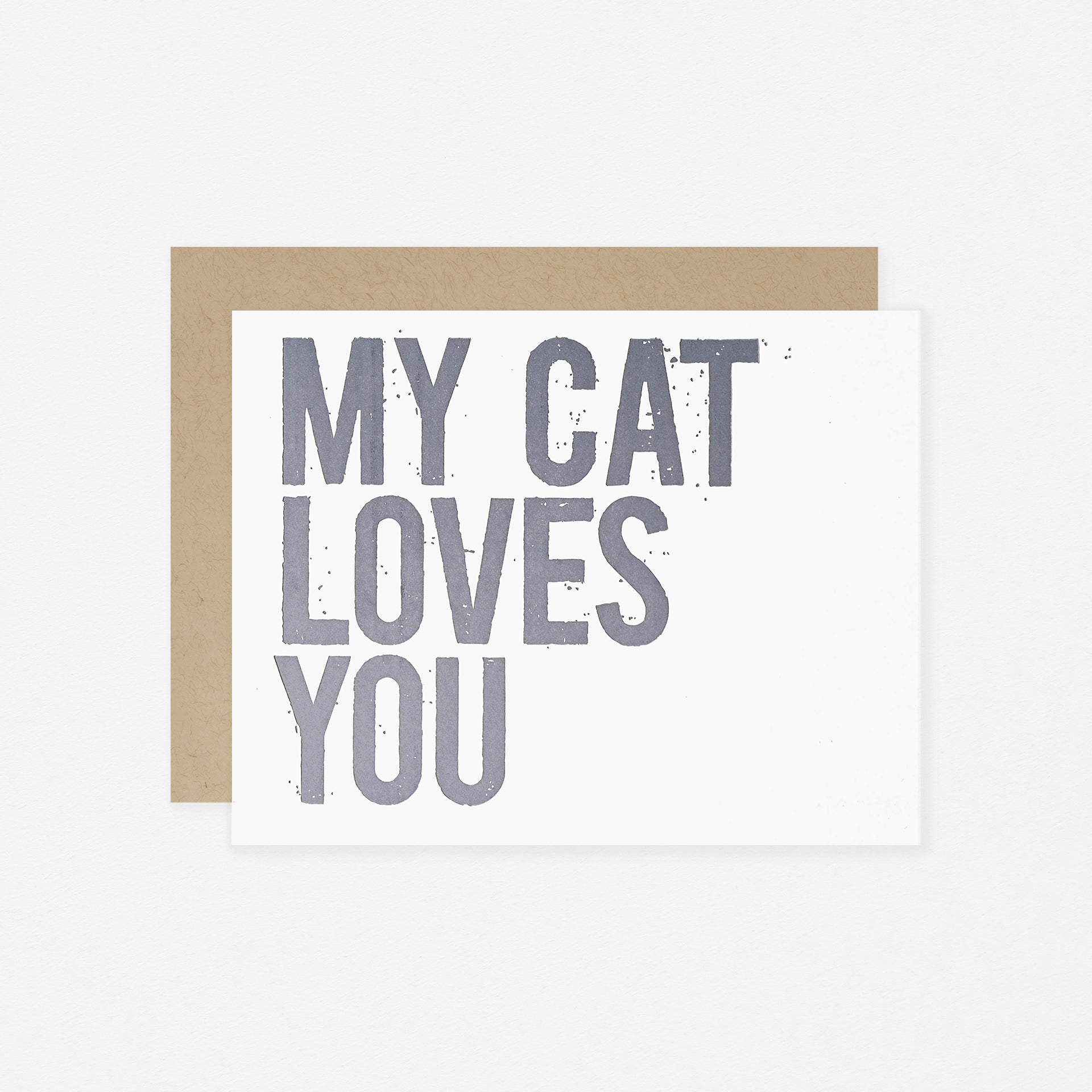 Fugu Fugu My Cat Loves You Greeting Card