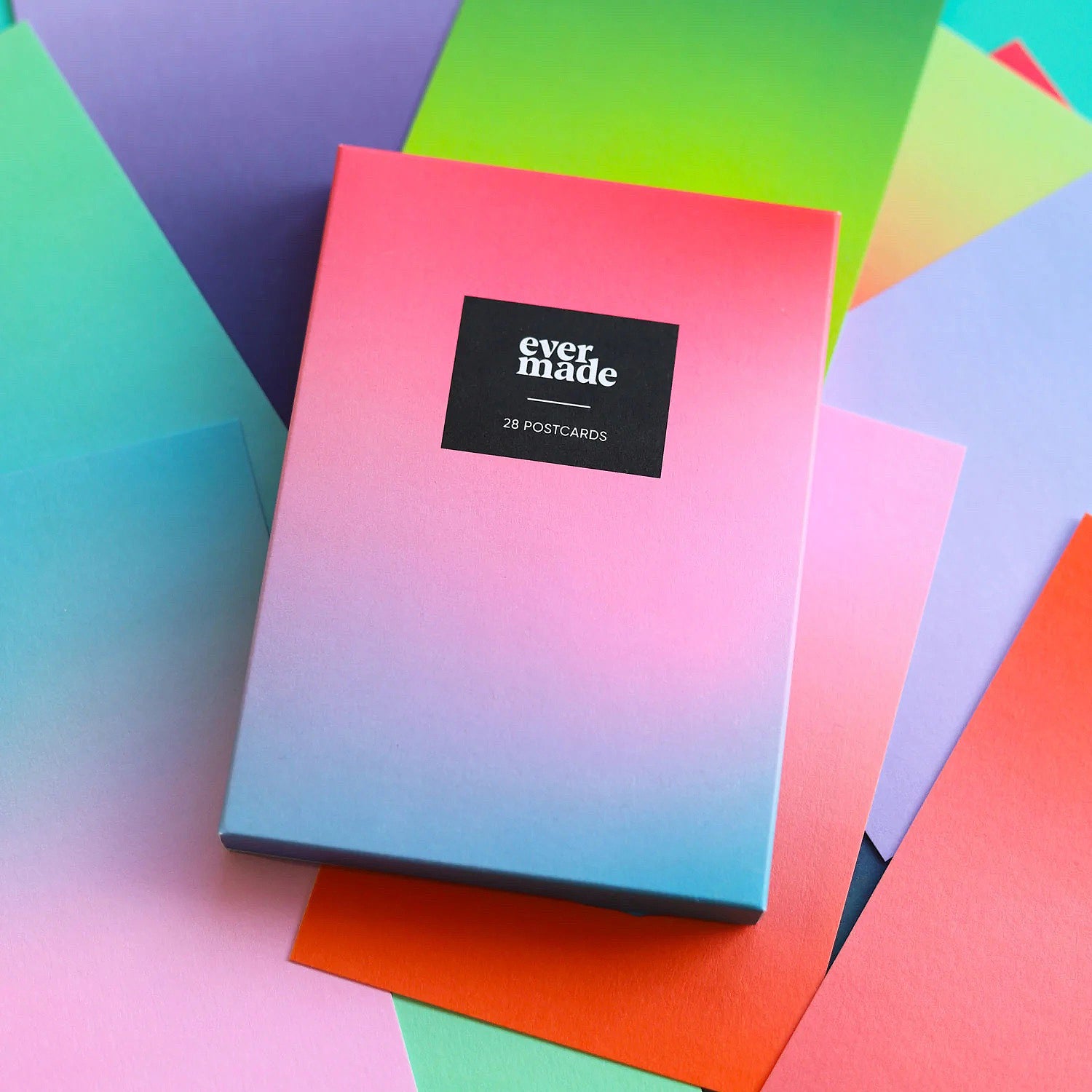 Evermade Gradient Postcard Set