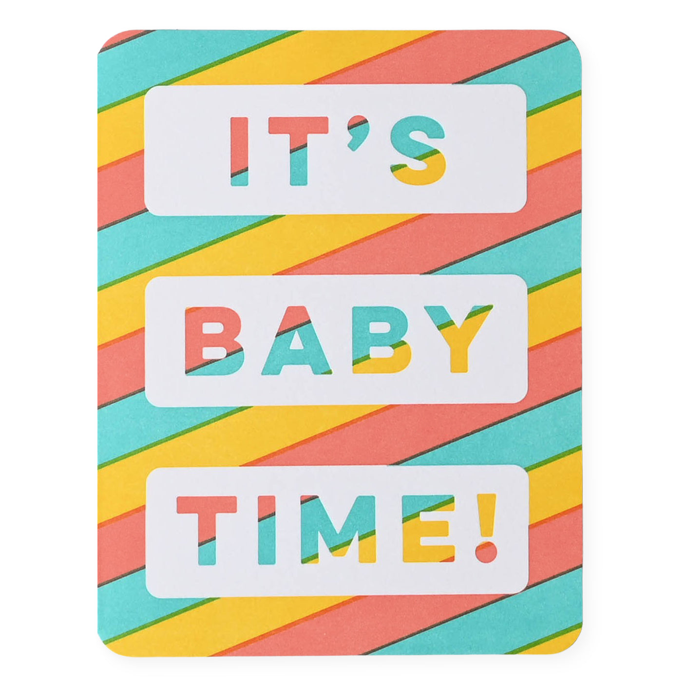 Hammerpress It's Baby Time Greeting Card