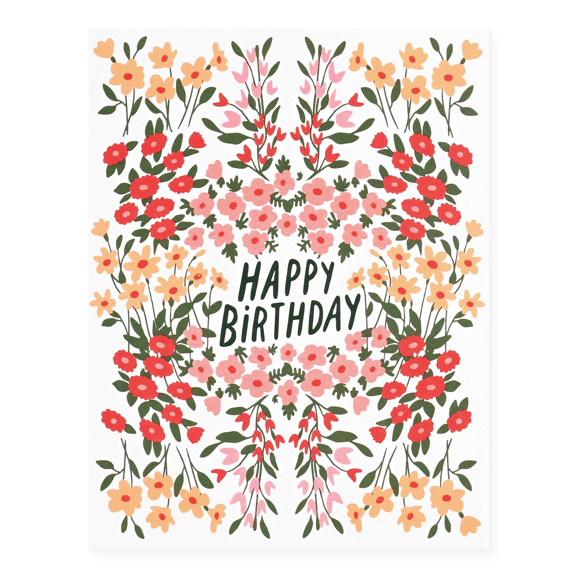 Happy Birthday Scarlet Garden Birthday Card